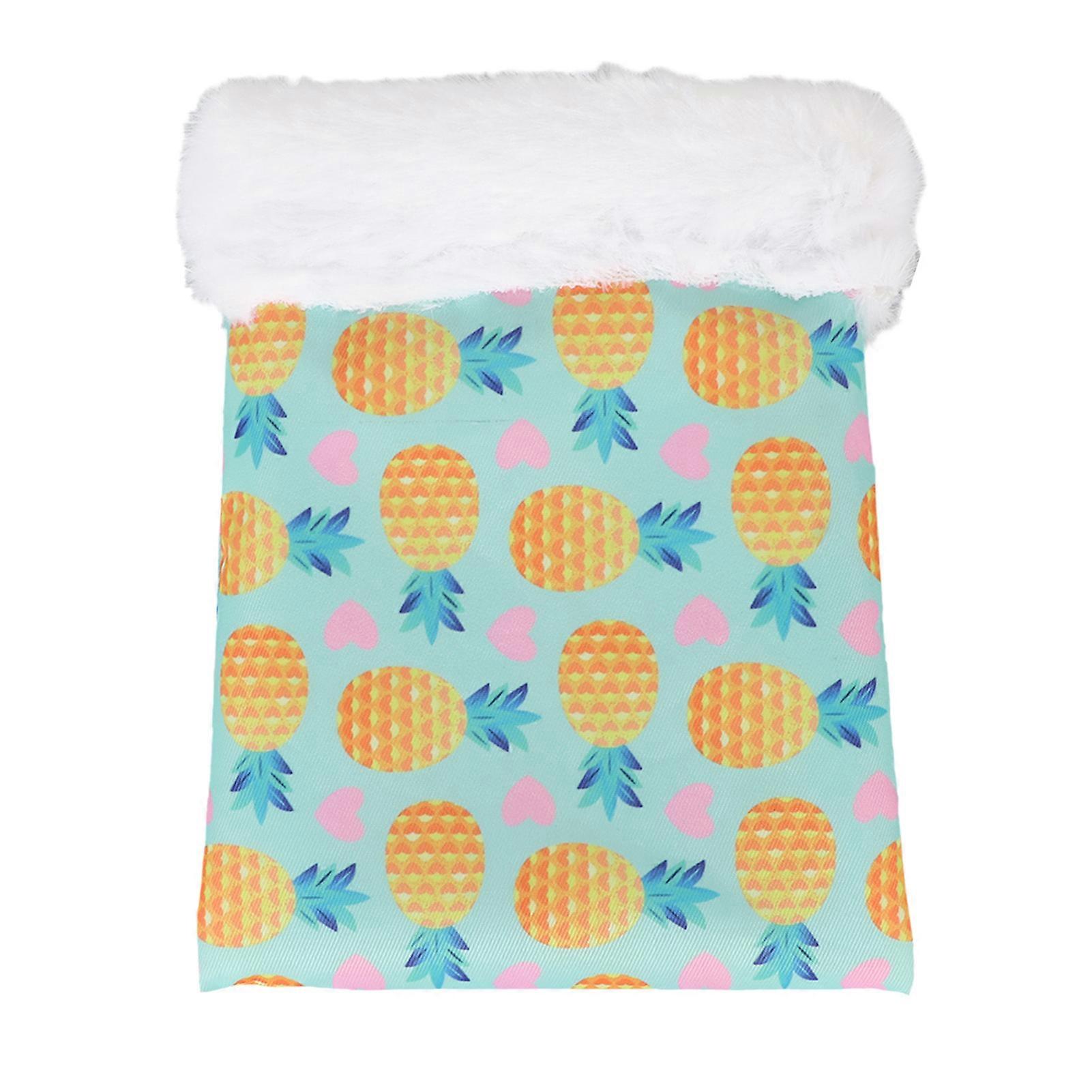 Hamster Sleeping Bag Soft Warm Decorative House Nest Small Animal Hideout Pouch for Golden Bear Guinea Pig L