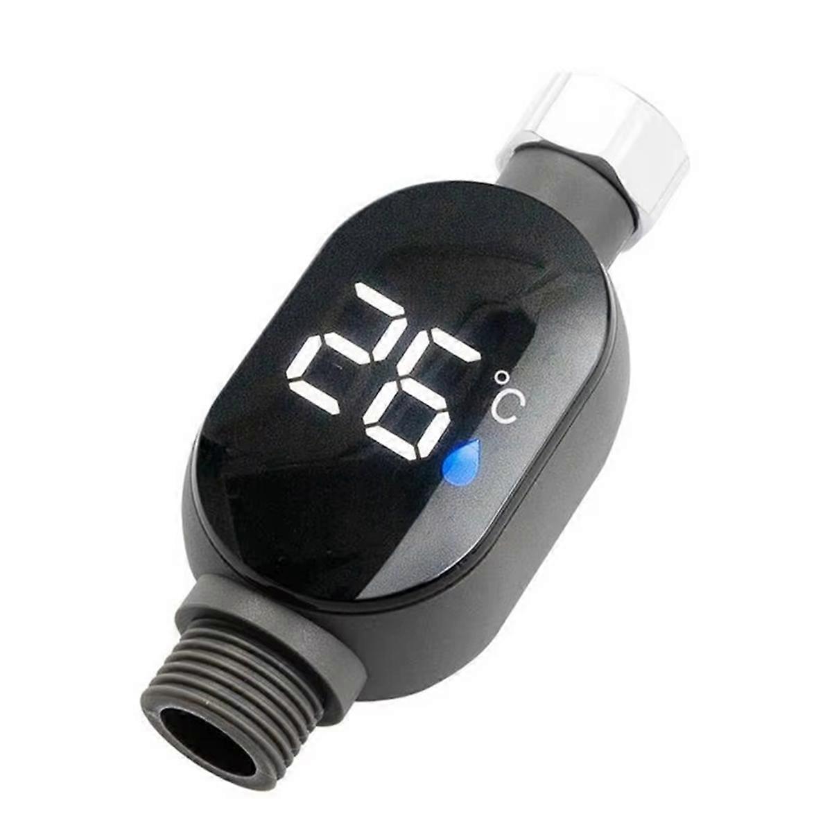 Shower Temperature Meter Led Digital Display Instant-Read Temperature Gauge for Bath Waterproof Bath Thermostat for Home