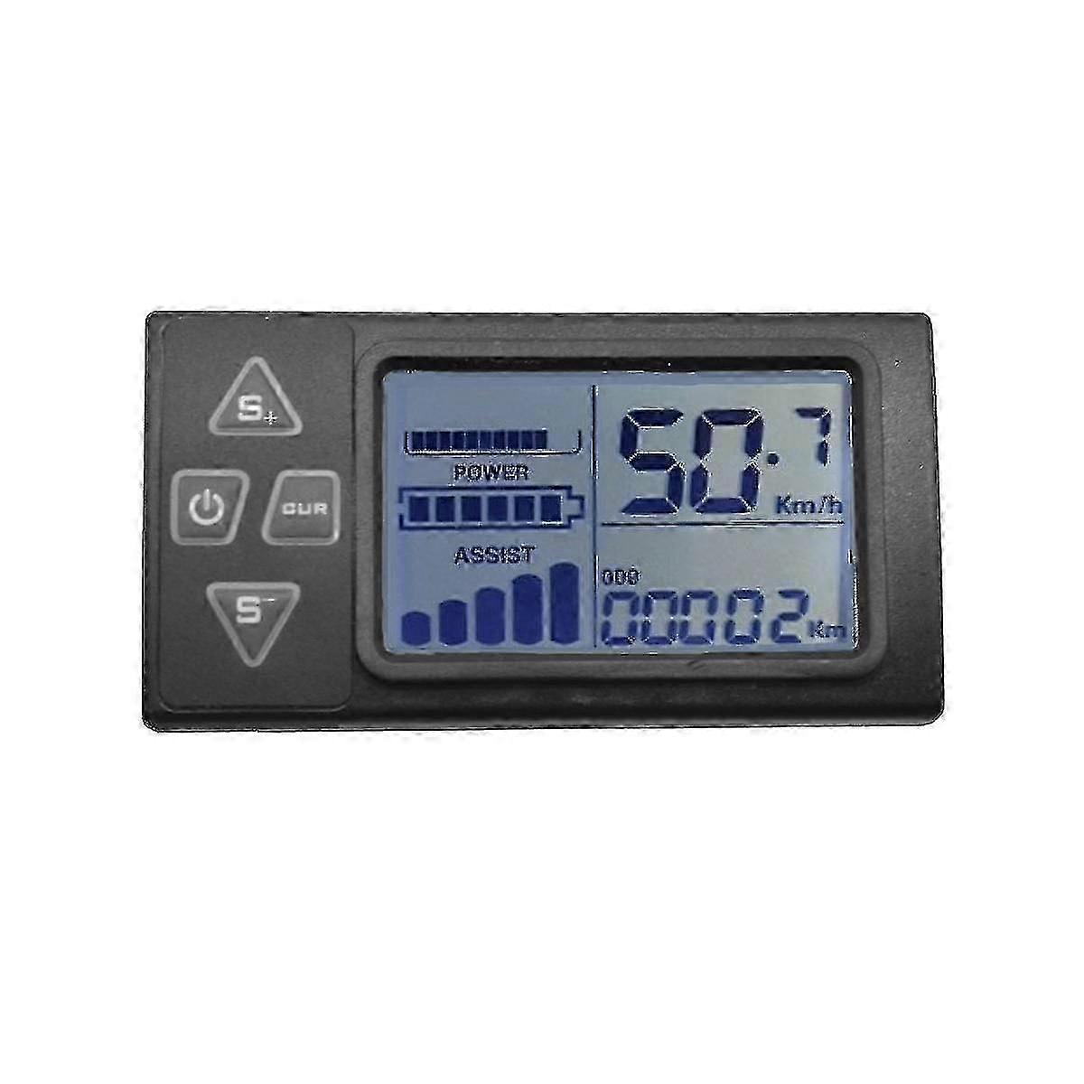 24v/36v/48v S861 Lcd Ebike Display Dashboard For Electric Bike Bldc Controller Control Panel(6pin) -gt