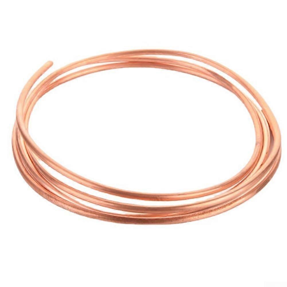 Soft red copper coil, 1 m, material selection for efficient cooling and heating solutions (5 x 0.5 mm)