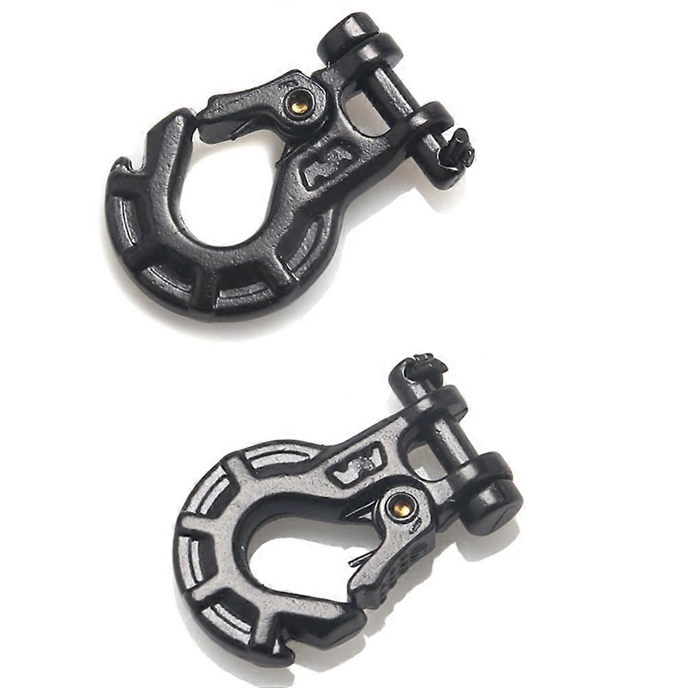 Tow Hooks for Rc Car Decorative Tools Rc Hobbyists Black 2x1.5x2cm Aluminium Alloy 1Pc