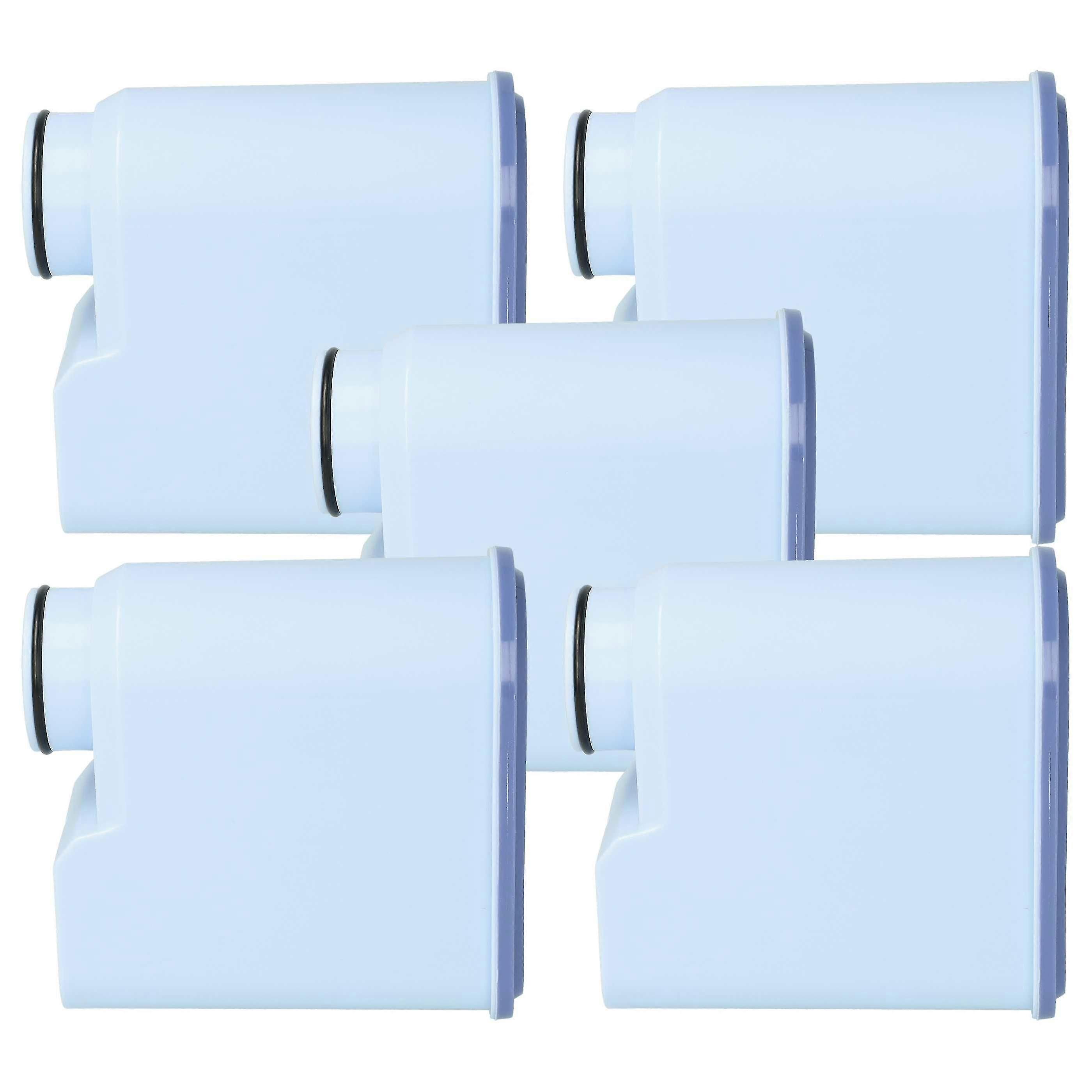 5x Wasserfilter Filter kompatibel mit Saeco PicoBaristo SM5473/10, SM5471/10, SM5479/10, SM5478/10 Kaffeevollautomat, Espressomaschine Hellblau