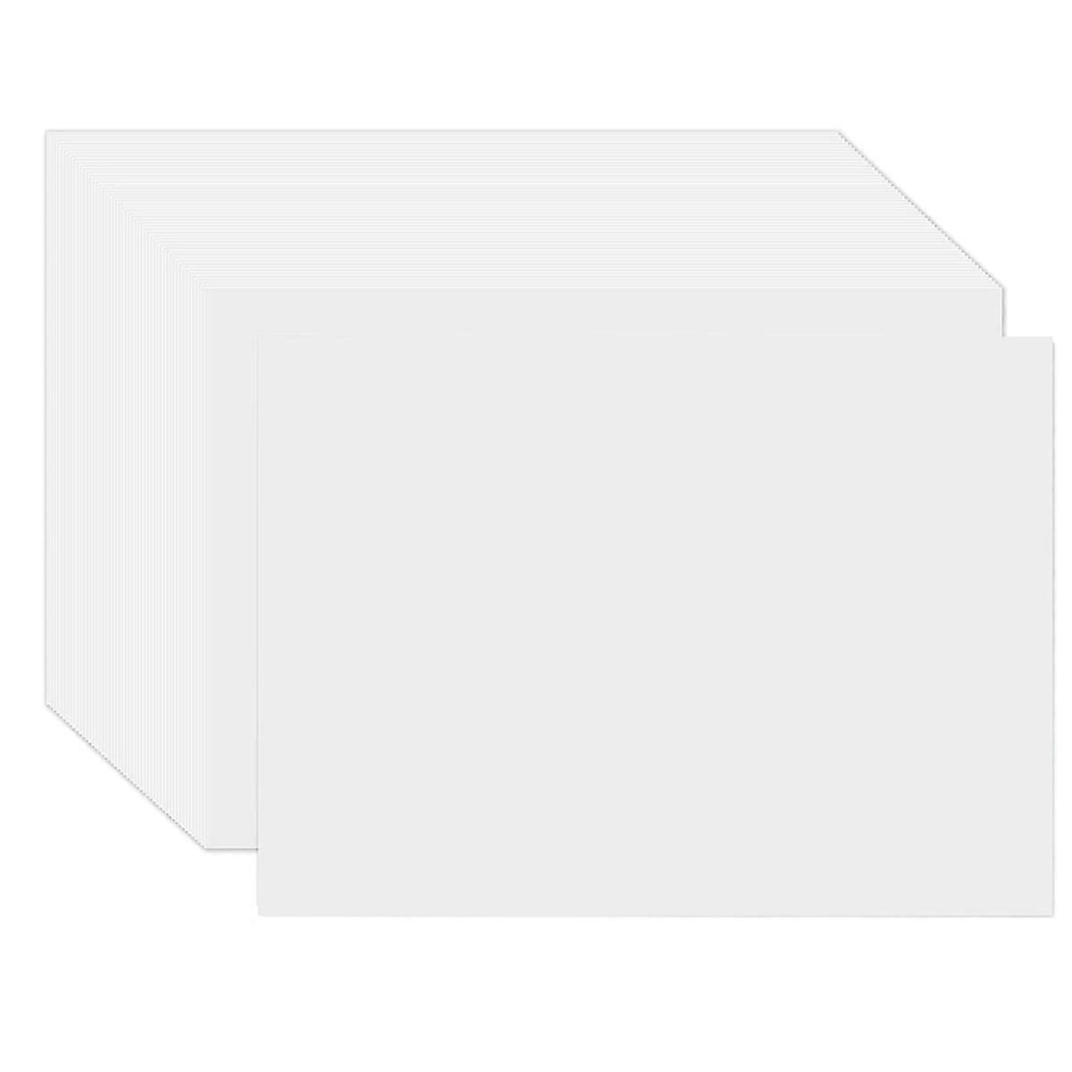 Shrinky Art Paper, 50Pcs Shrinky Sheets Shrink Plastic Film for Keychains and Kids Art Craft Marking