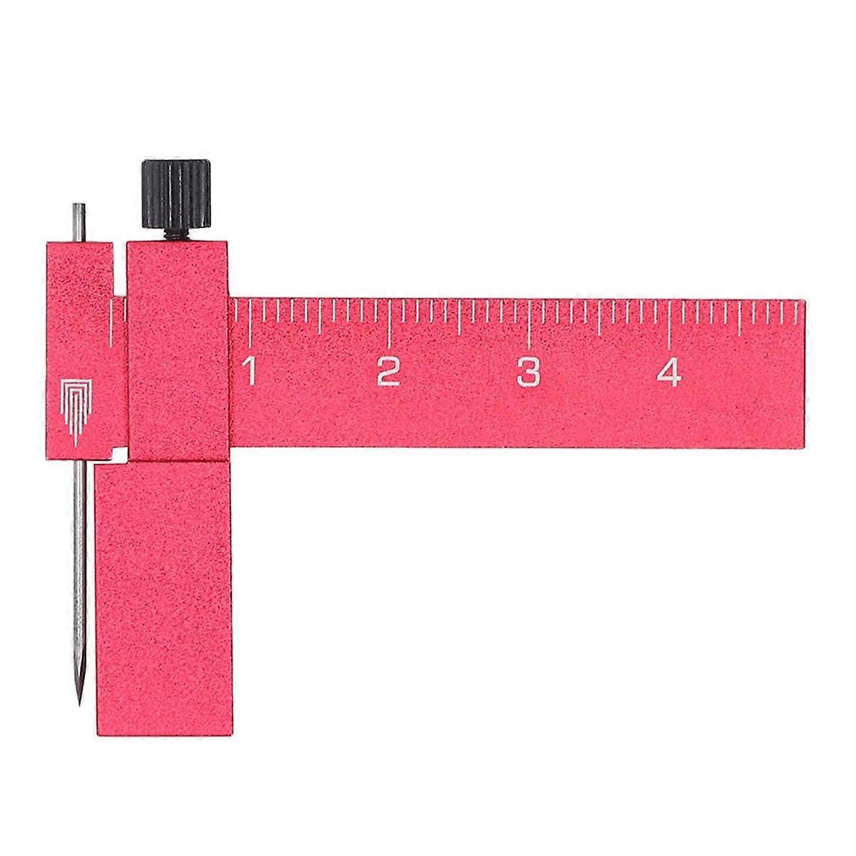 Equidistant Parallel Scriber, Equidistant Writing Ruler Red