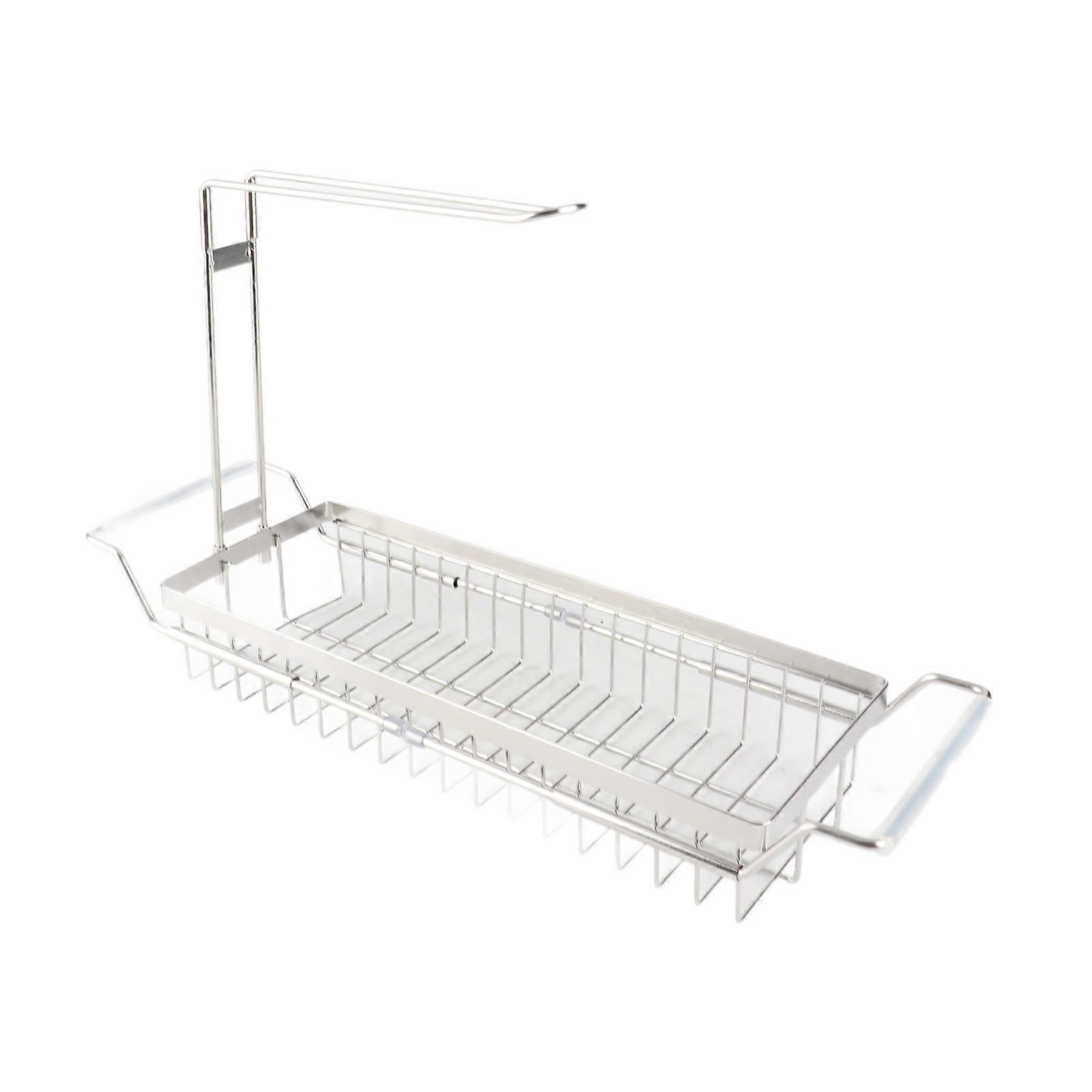 Kitchen Sink Rack Retractable Multipurpose Storage Rack for Kitchen