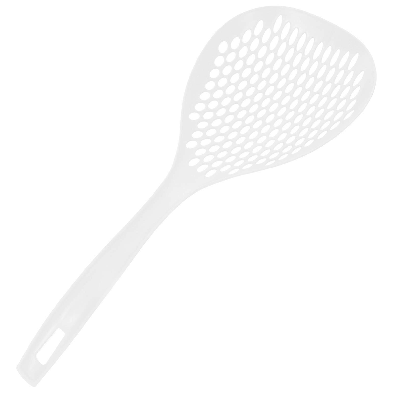 Plastic Colander Spoon With Handle For Kitchen Tool Draining Serving Water Draining Long Handle 1Set