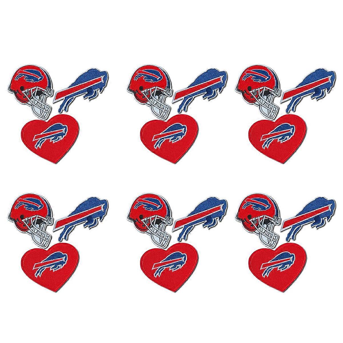 3 Pcs Rugby Team Logo Embroidery Patch, for Jacket Backpack Jeans