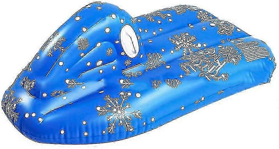 Snow Sled Winter Inflatable Snow Tube Sled Water Floating Row For Children ft
