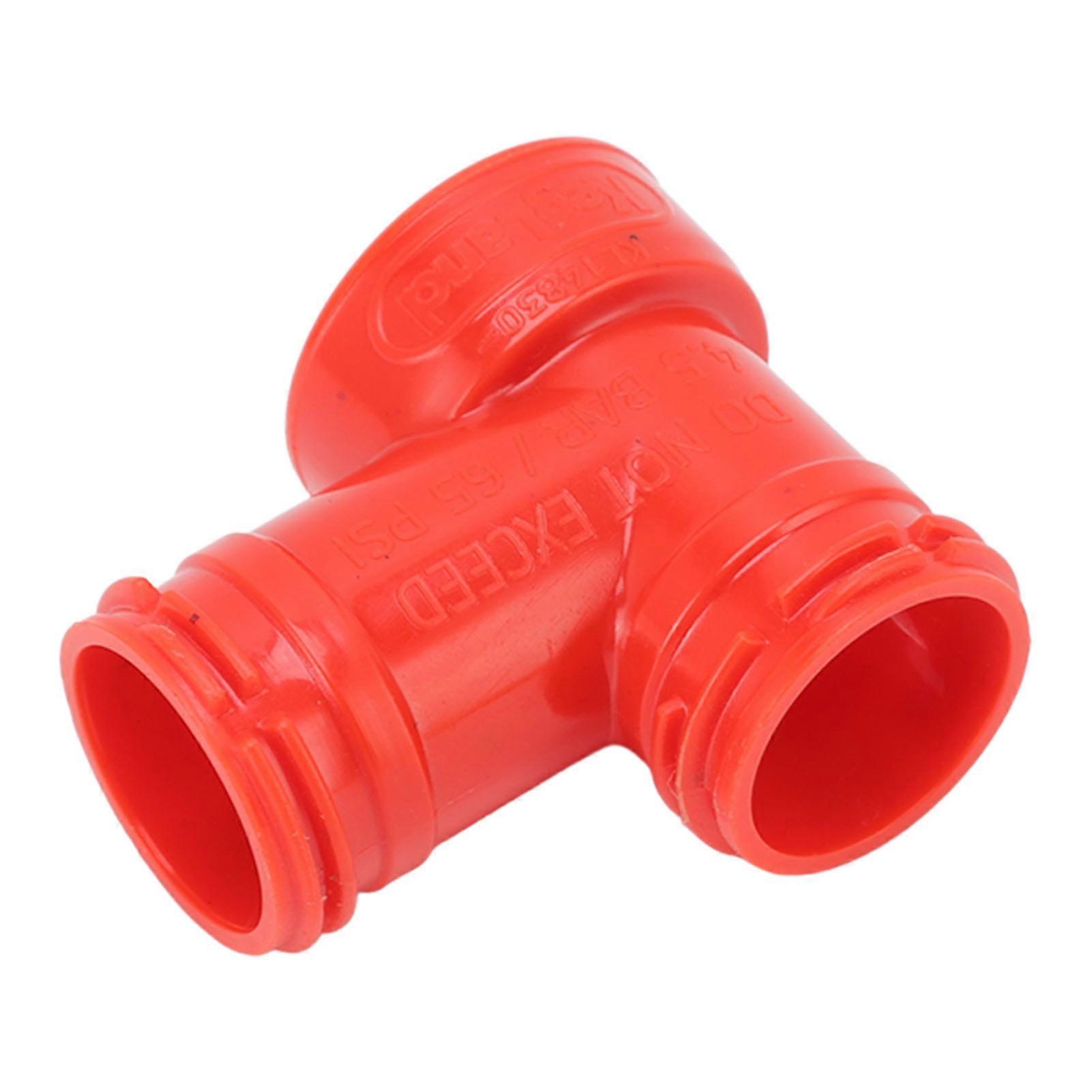 Beer Barrel Tee Adapter Plastic Carbonation Cap Tee Fitting Adapter Oxygen Free Brewing Soda PET Bottles Filling Cap 3 Way Adapter