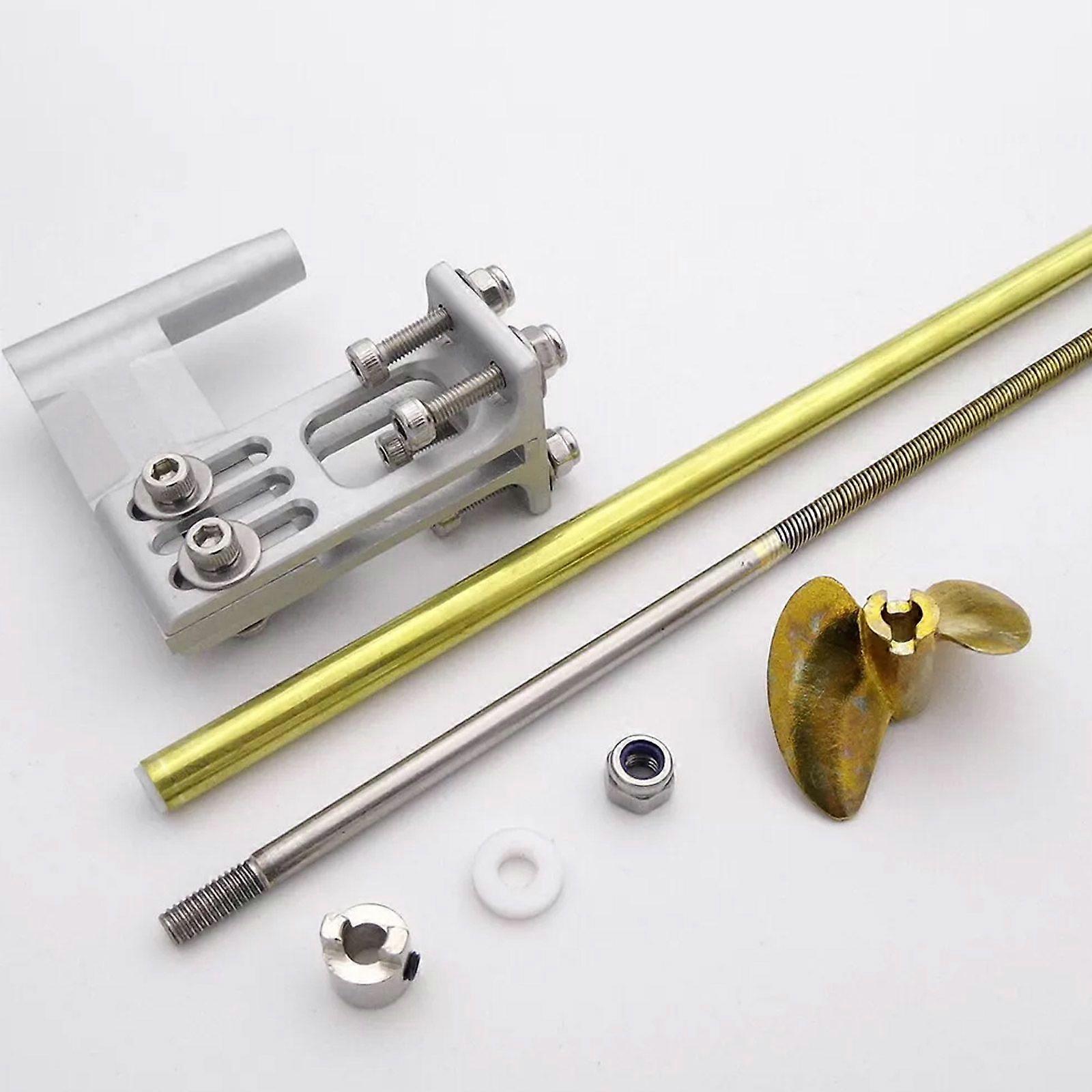 4 mm aandrijving flexibele as stut roer propeller kit fr RC boot snelheid MONO V Ovxg