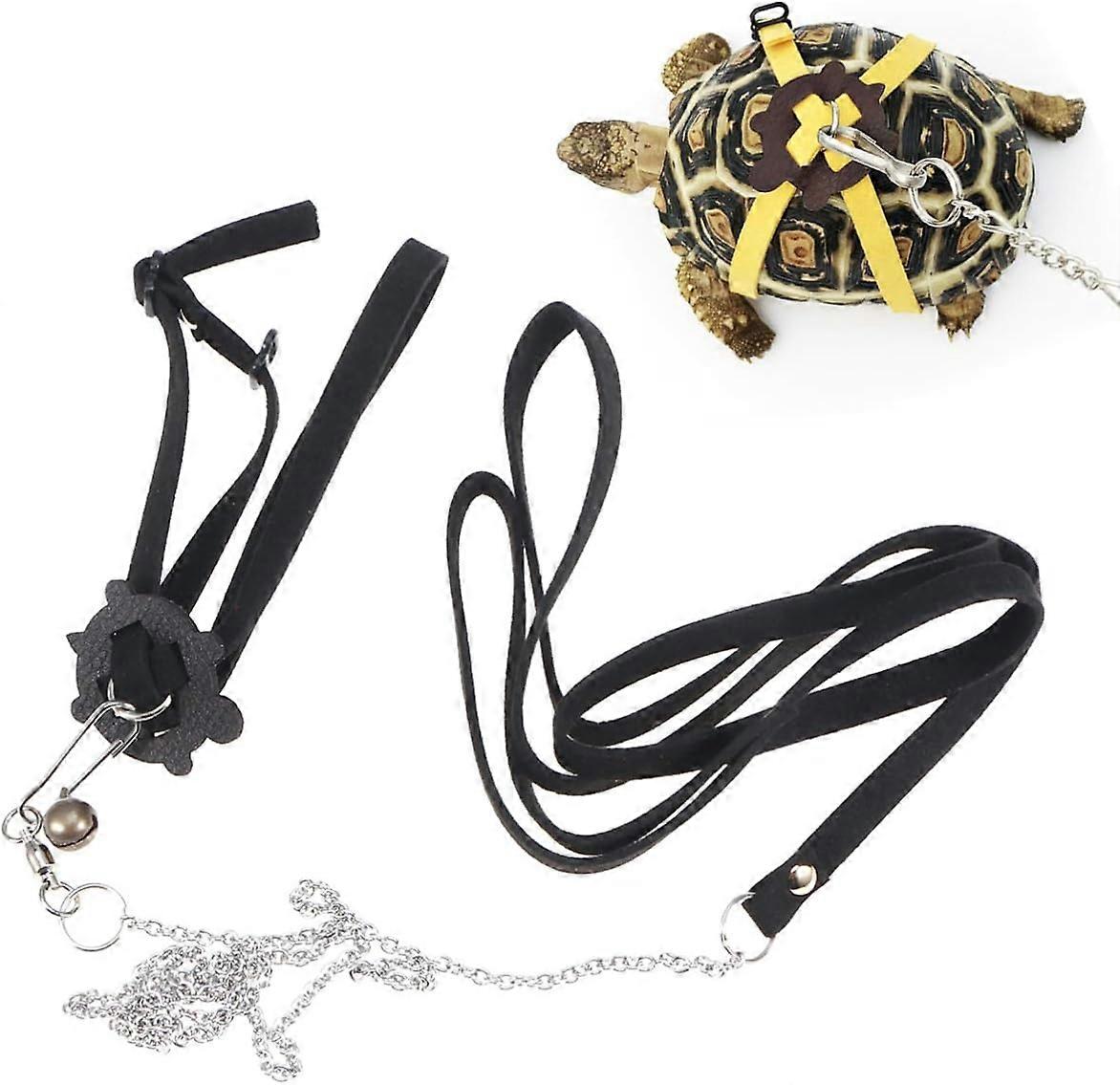 Rope Leash Turtle Harness and Leash - Pet Tortoise Leash Leash Tortoise Harness Strap Pet Adjustable Collar Leash Tortoise Walking Control Rope-Size