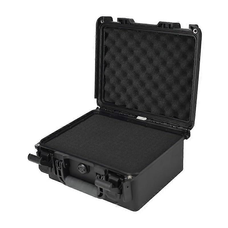 ABS Hard Case with Adjustable Foam, black, Case 14.3 x 12.2 x 6.9in Case Black