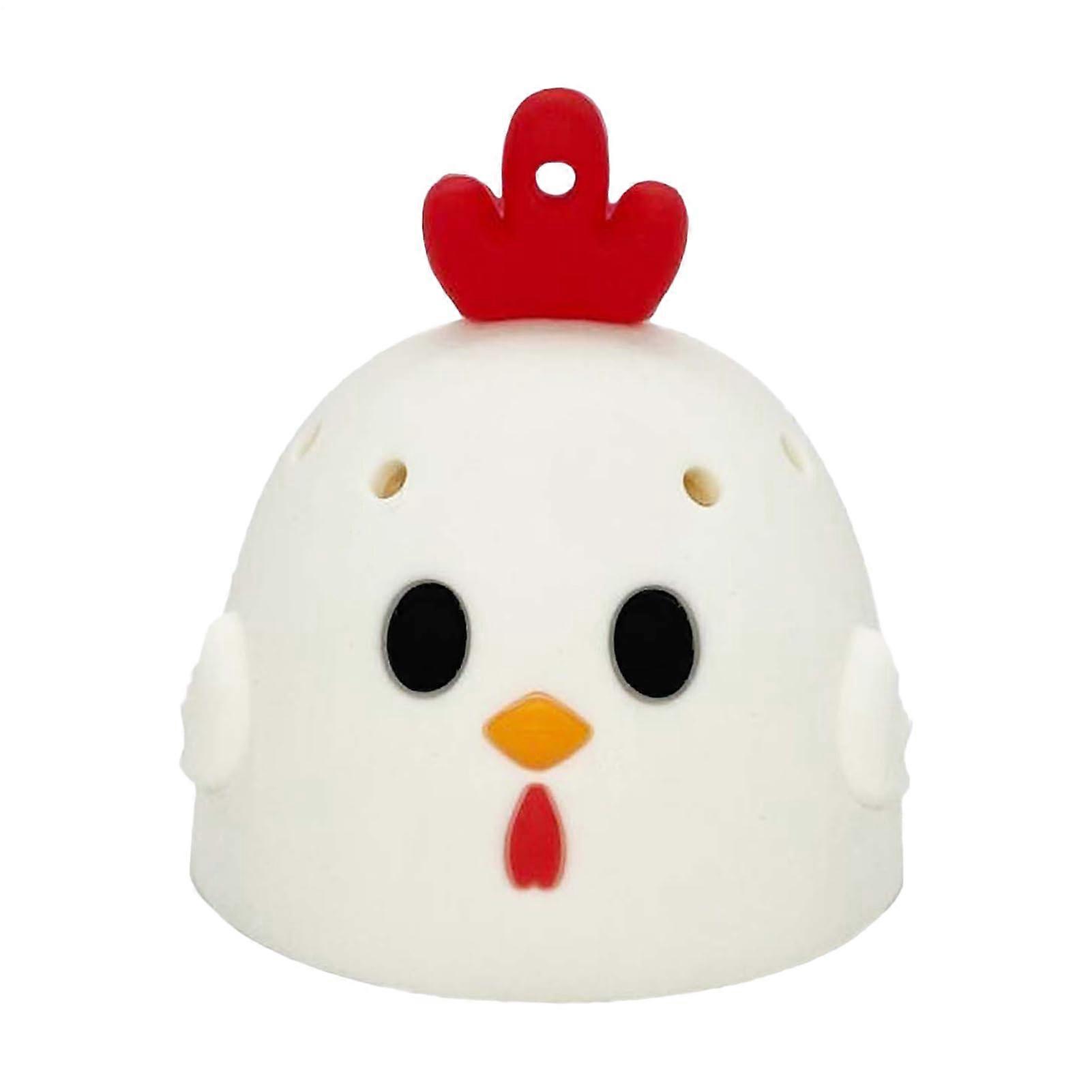 Egg Brush Cleaning Multifunctional Chicken Egg Cleaner Portable Kitchen Accessory, Reusable Cleaning Tool for Chicken Coop Maintenance White