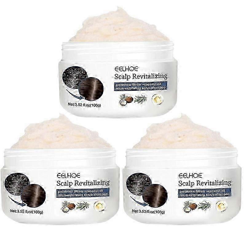 3Pcs Scalp Scrub Exfoliating Scrub Scalp Treatment Nourishing Hair Gentle Scalp Scrub, Itchy Scalp Treatment For Scalp Dandruff