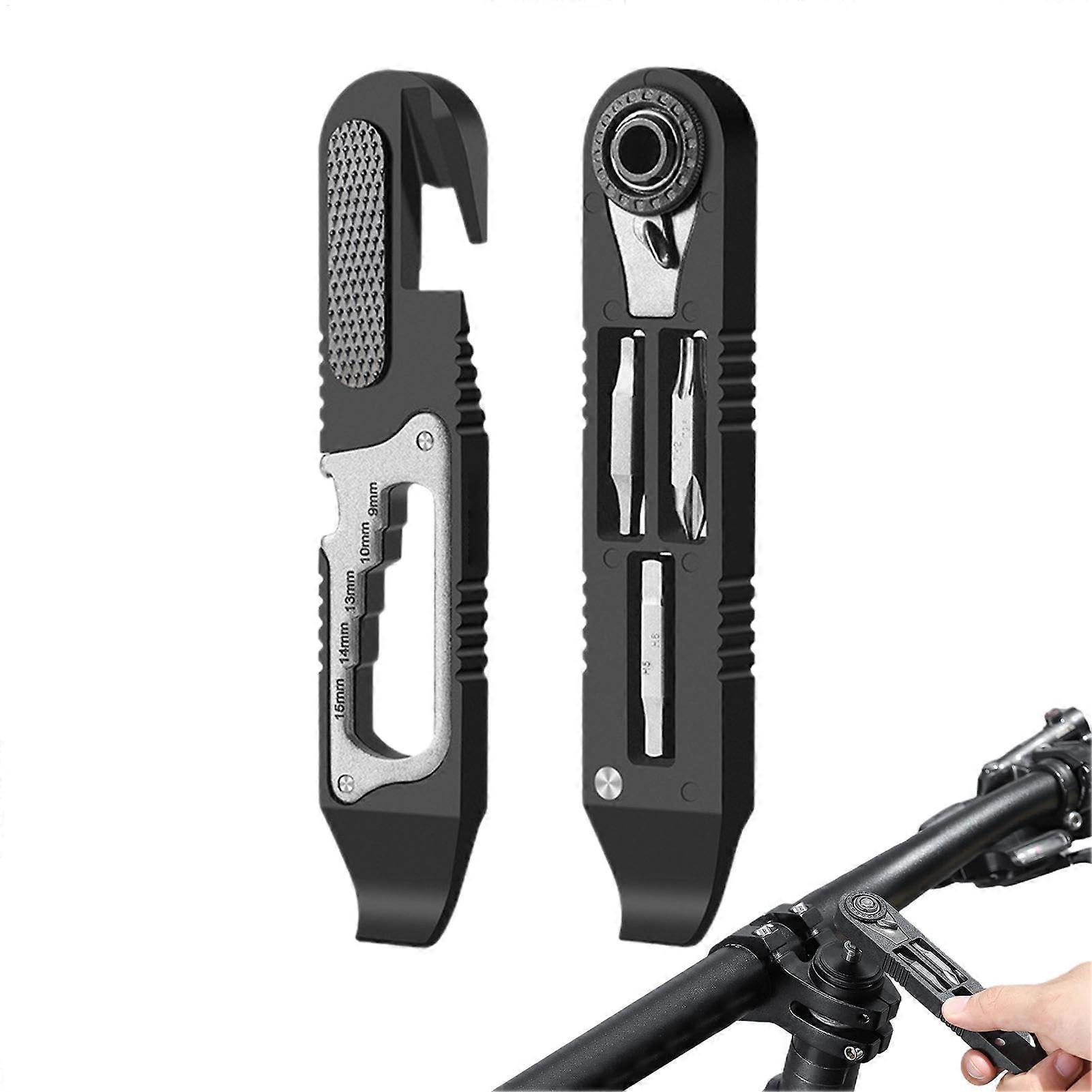 Ratchet wrench Ratchet wrench with ergonomic handle – Bicycle , lightweight wrench for adjustments and precision.