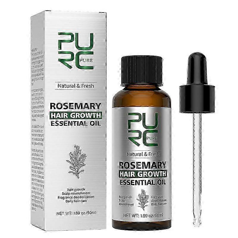 髪のためのローズマリーオイル美容液、乾燥のかゆみを伴う頭皮のための栄養オイル、男性と女性のための髪の強化オイル50ml