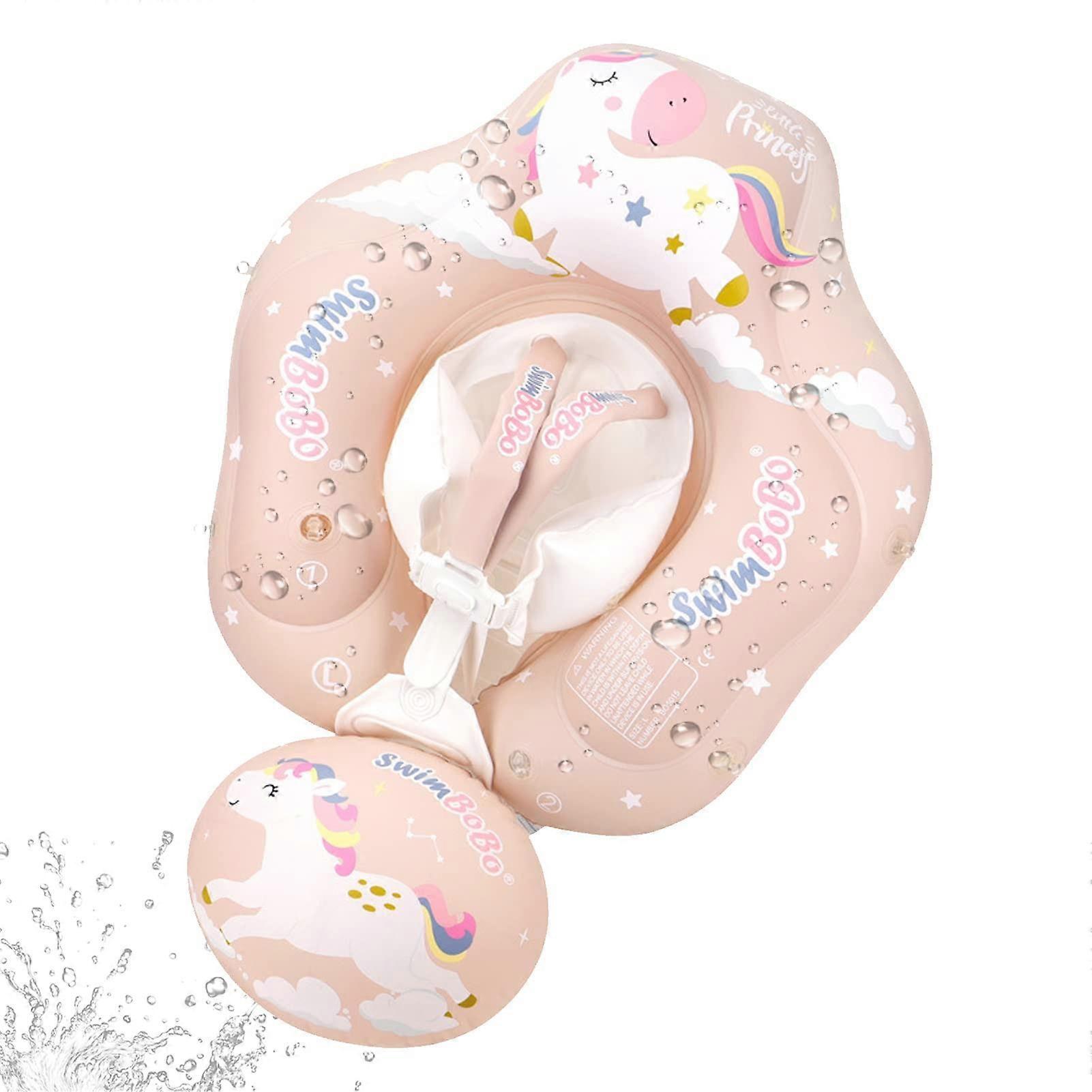 Baby Pool Float, Inflatable for Babies, AntiRollover, Safe for Kids (624M)