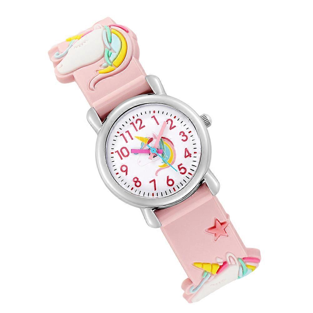 Delicate Unicorn Watch with Adorable Cartoon Design – Easy to Wear and Read for School Uniforms and Daily Use