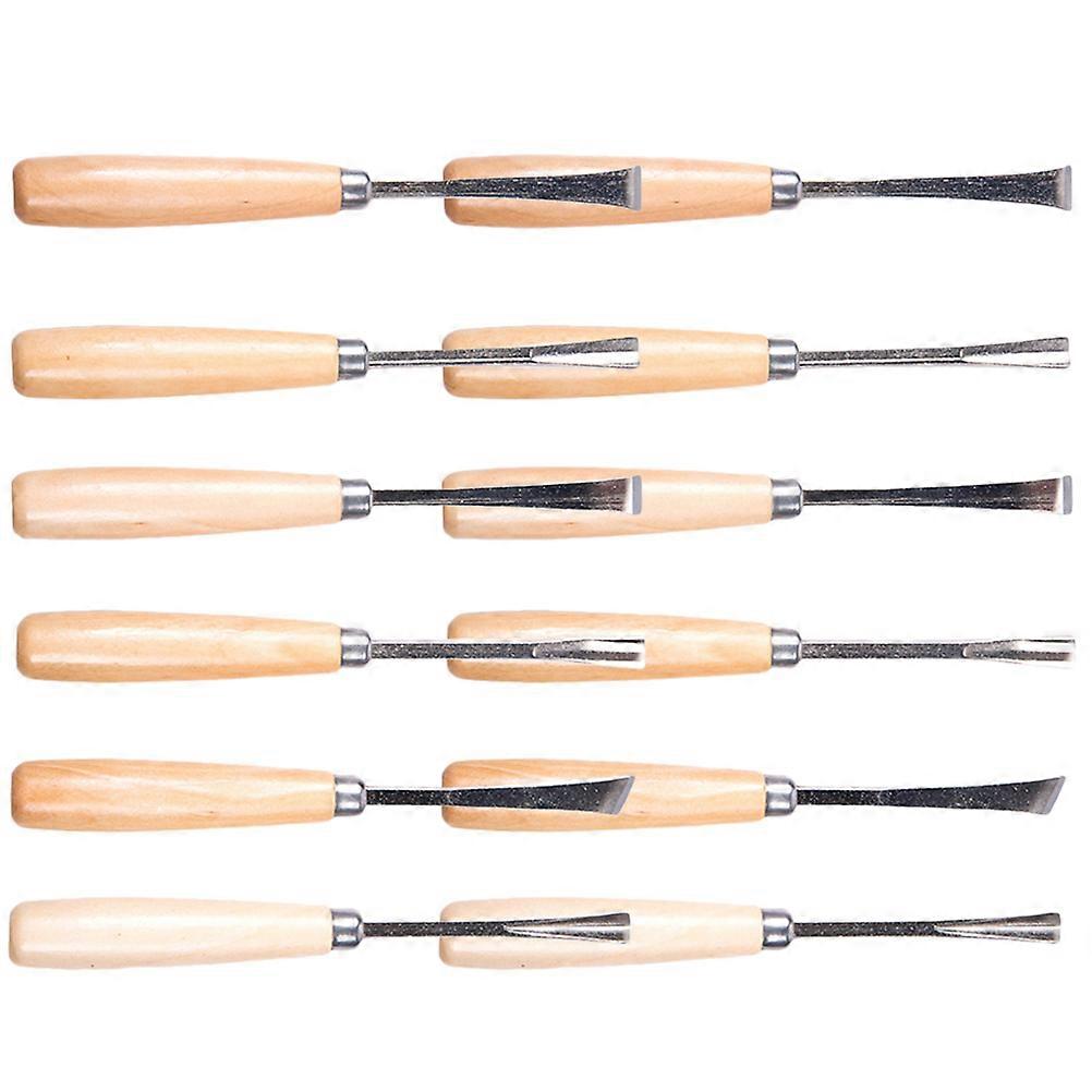 Woodworking Set with Steel Material for Carving Assorted Color Suitable for Beginners and Professionals 12pcs