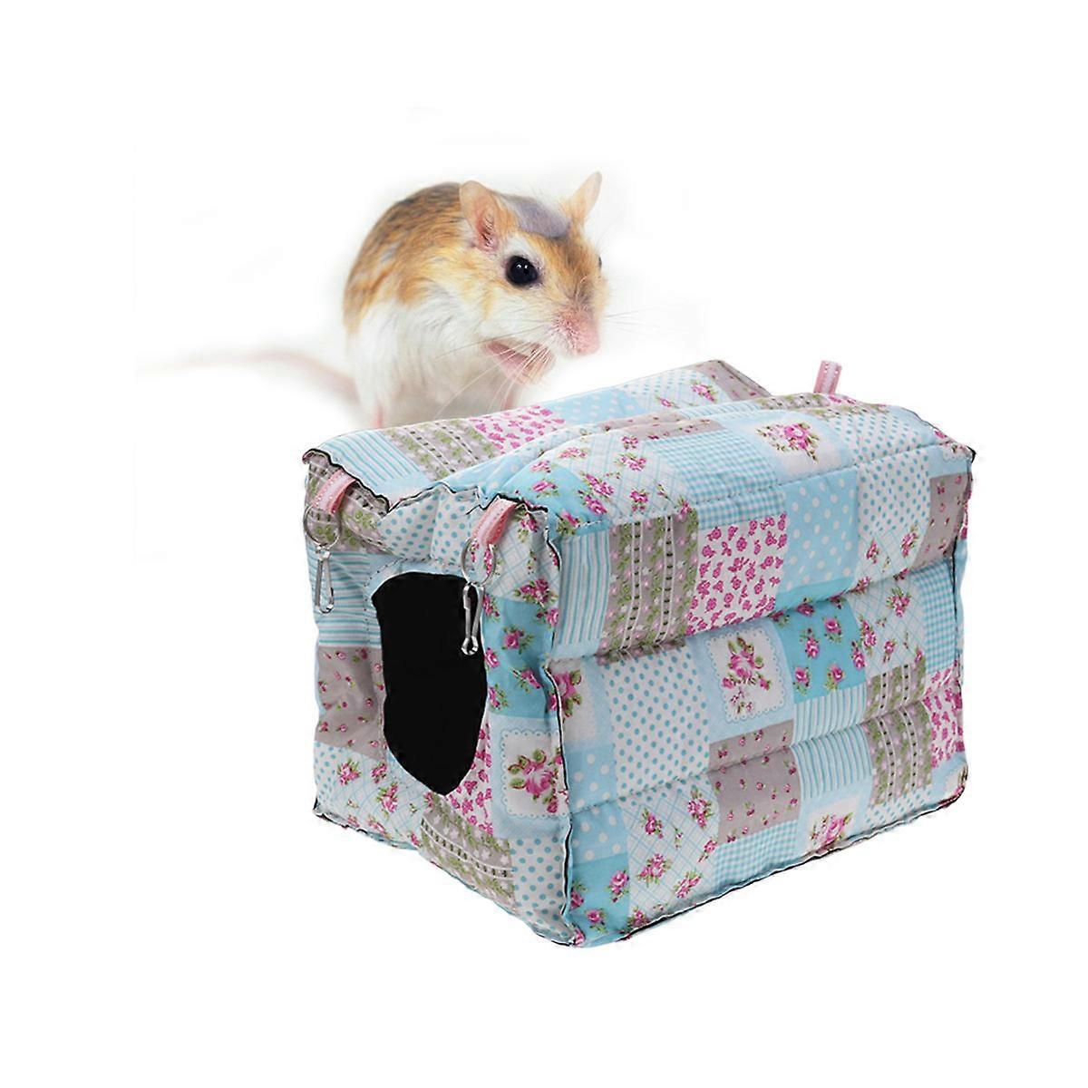 Warm Bird Bed for Cage Cozy Tent Sleeping for Small Cat Other Small Animals Cold Weather 25.00X18.00X18.00CM 1Pcs