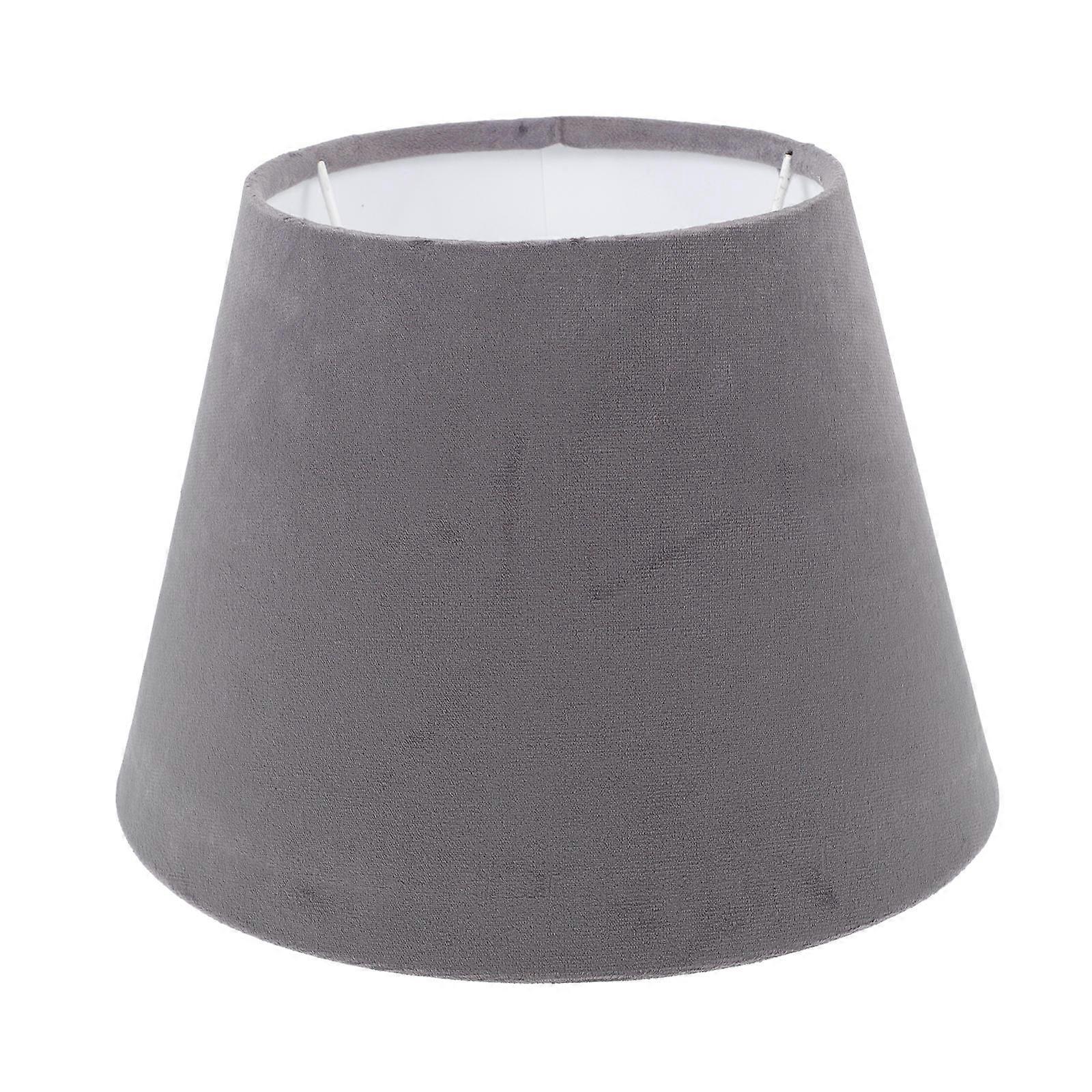 Tabletop Lamp Shades Velour Supple Light Cover White Inside For Bedroom 9.8×9.8×7.1in Decorative Lighting 1Pc