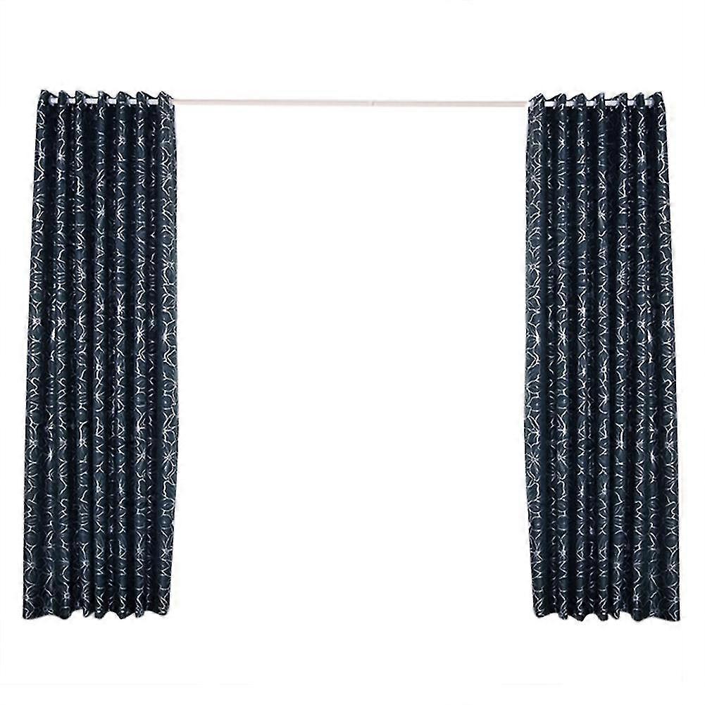 1 Panel Polyester Blackout Window Curtain with Perforation - Energy-Efficient Drapes for Light Blocking & Privacy Protection