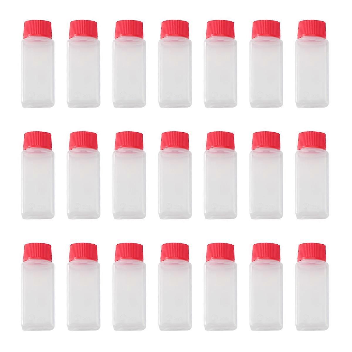 Red Seasoning Bottles for Packing Use Made of Lightweight and Portable 100 Pcs