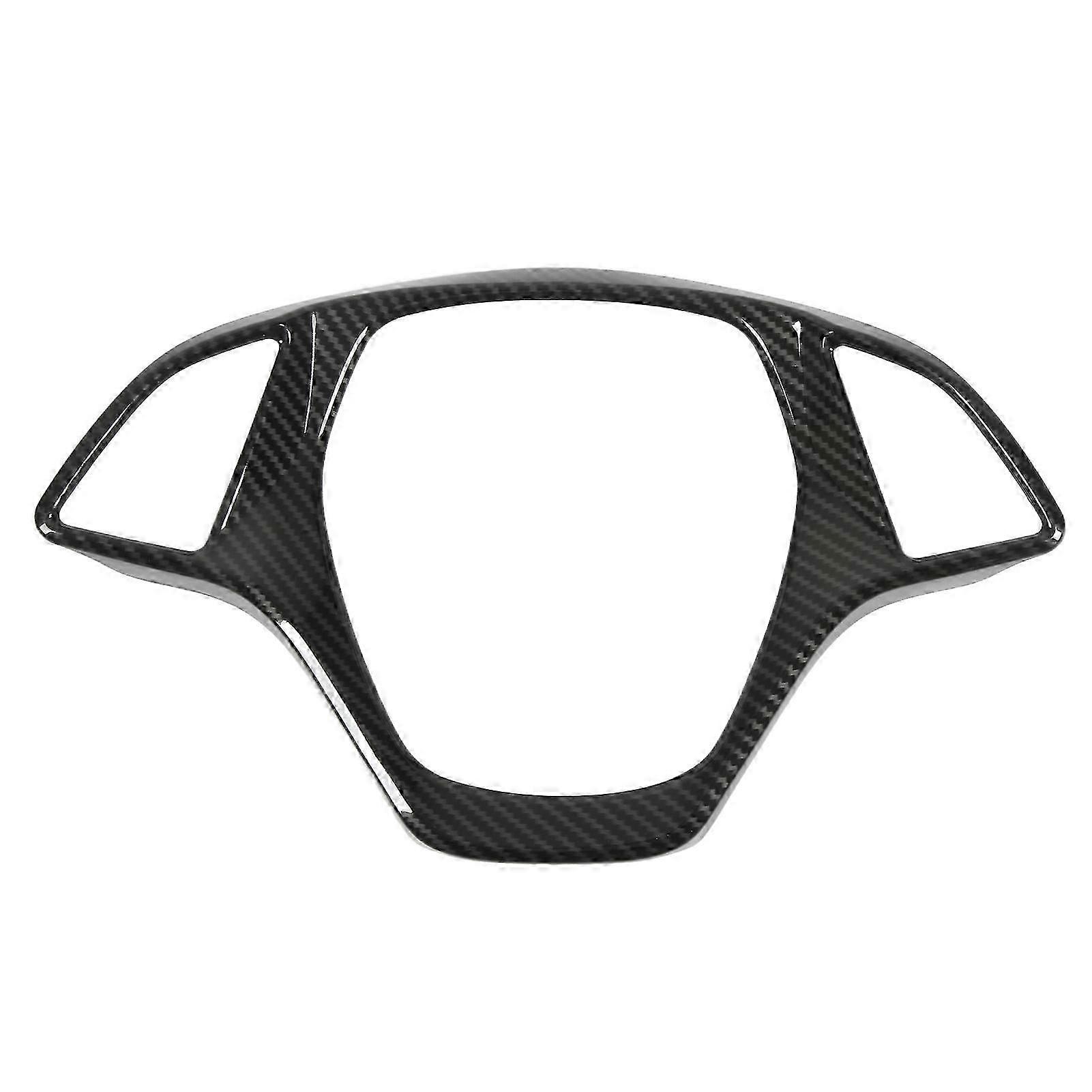 Steering Wheel Cover Frame Carbon Fiber Style Smooth Surface Comfortable Touch Replacement For Corvette C7 20142019