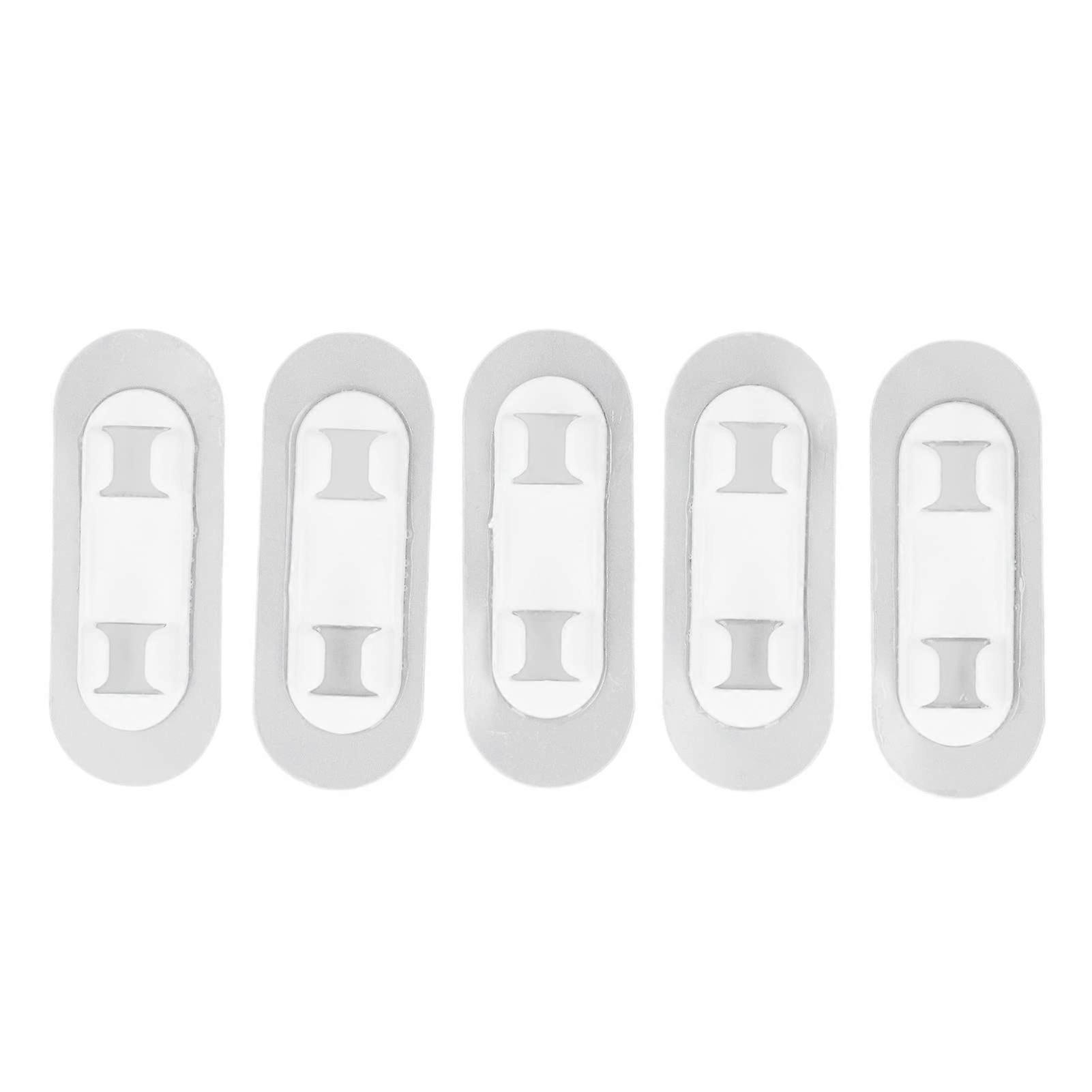Self-Adhesive Cable Clips for Cable Management, 40-Piece Set, Strong Hold, Easy to Use, White for Home and Office