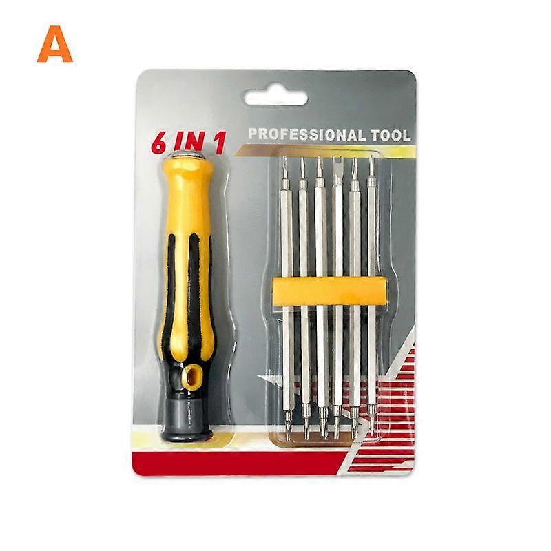 6-In-1 High Intensity Magnetic Specialmulti-Function Screwdriver Bit Handle Set