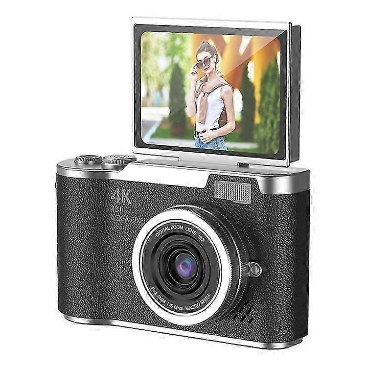 2.4 Inch Flip Screen HD Digital Camera with 8x Zoom Auto Focus CCD Sensor for High Quality Photos and Videos