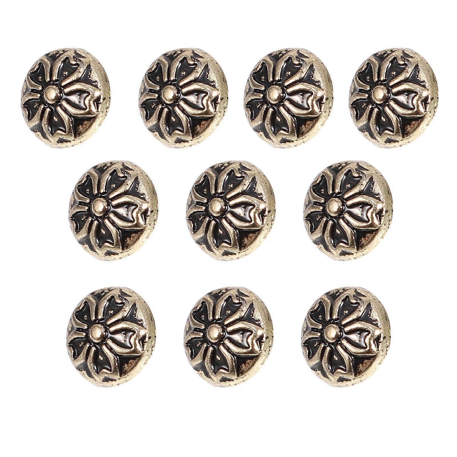 10 Pcs Alloy Bag Screws Practical Handbag Clasps and Suitcase Buckles
