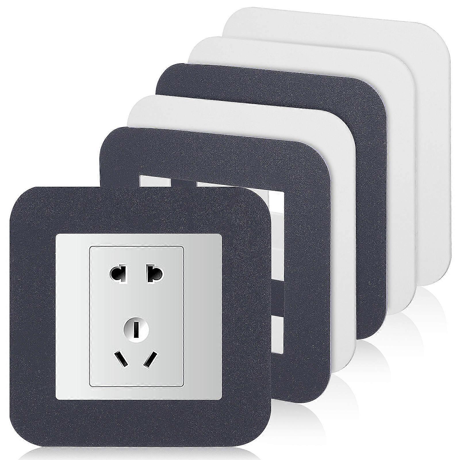 Light Switch Surround Plates Acrylic Wall Decor Covers for Home Office Assorted Color