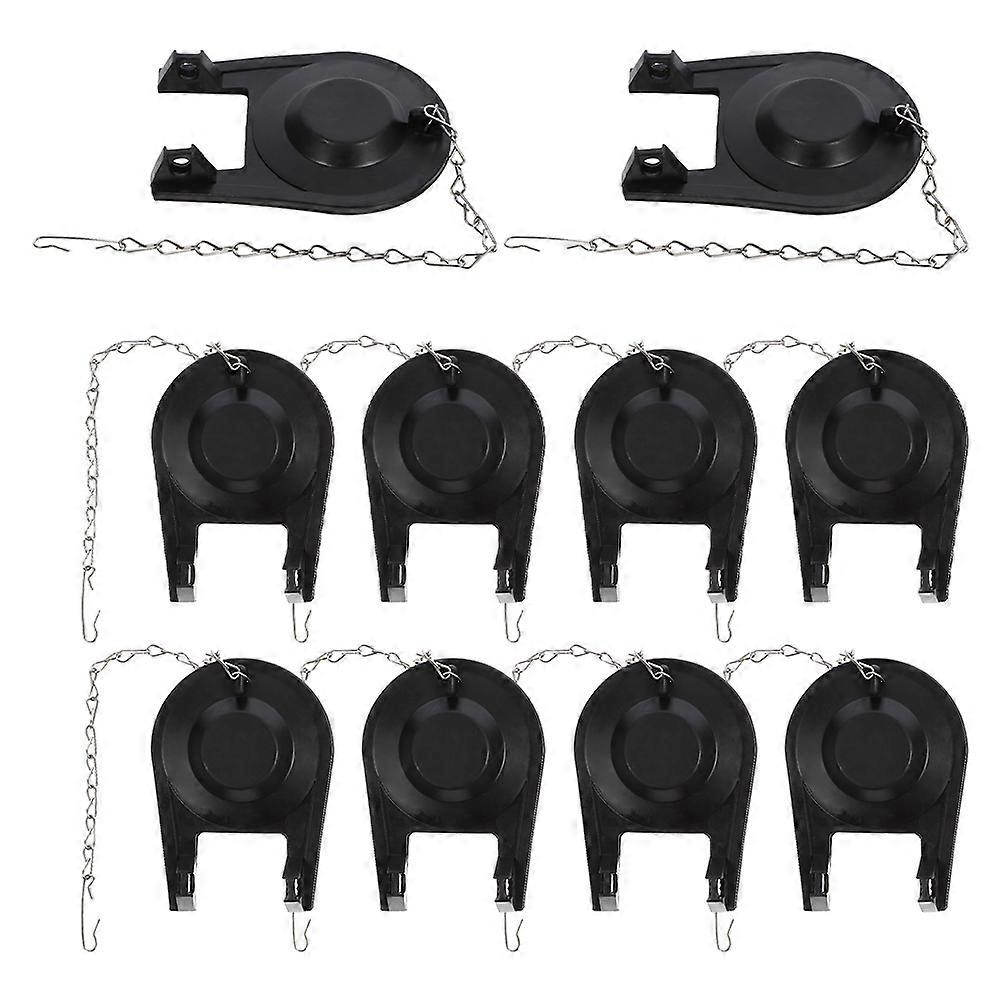 10pcs Toilet Tank Flapper Replacement with Chain