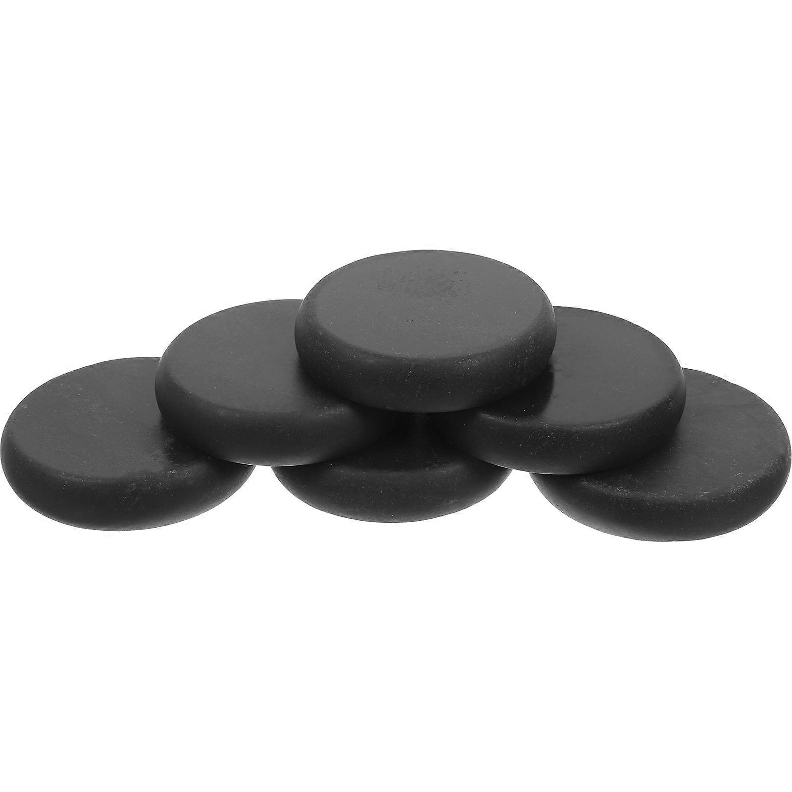 Stone Massage Set for Home Use 6pcs Natural Volcanic Stones for Spa Relaxation and Care