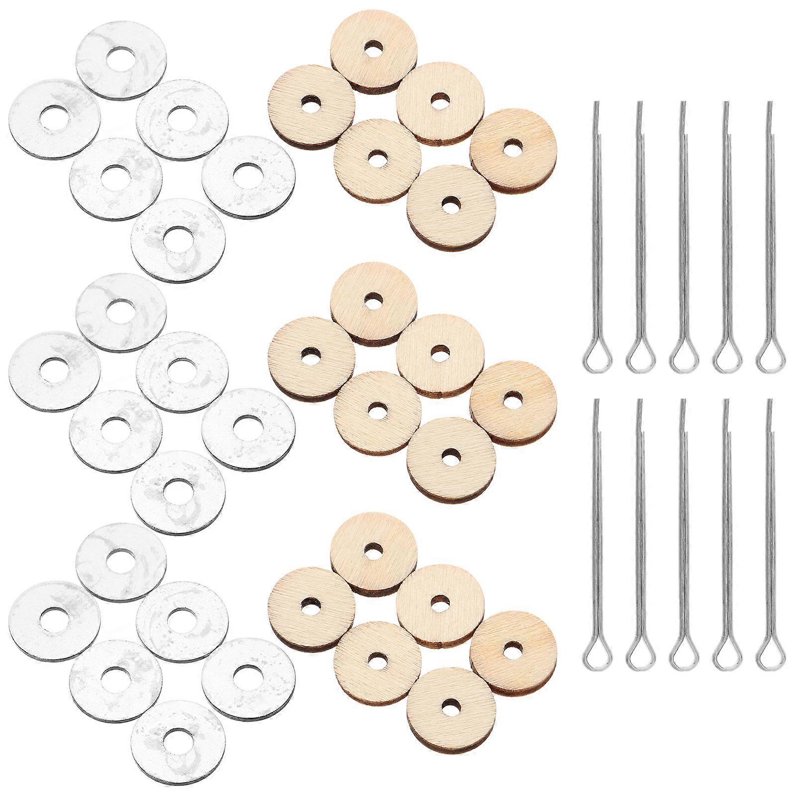 Doll Joint Connectors Cotter Pins and Disks for DIY Crafts Movable Doll Limbs Accessories Handmade Doll Making Projects Safe Materials