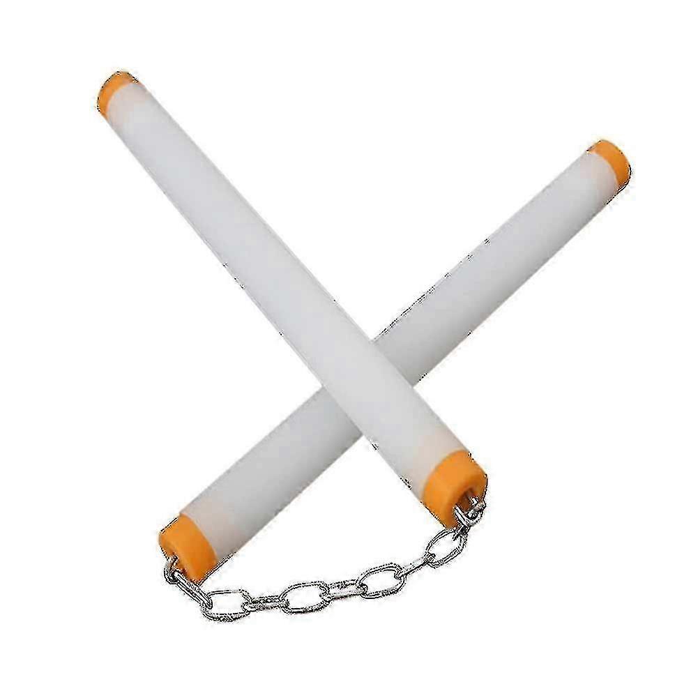 2025 LED Light-Up Nunchaku Sticks - Glowing Fluorescent Performance Kung Fu Training Equipment_JC