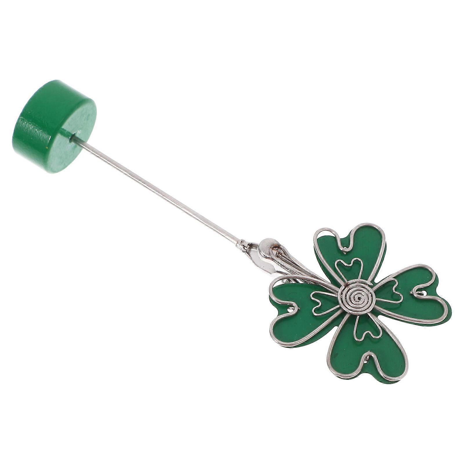 Four Leaf Clover Desk Holder with Clip Lucky Memo & Photo Card Stand for Office, Home, Restaurant Multipurpose Tabletop Organizer for Notes &