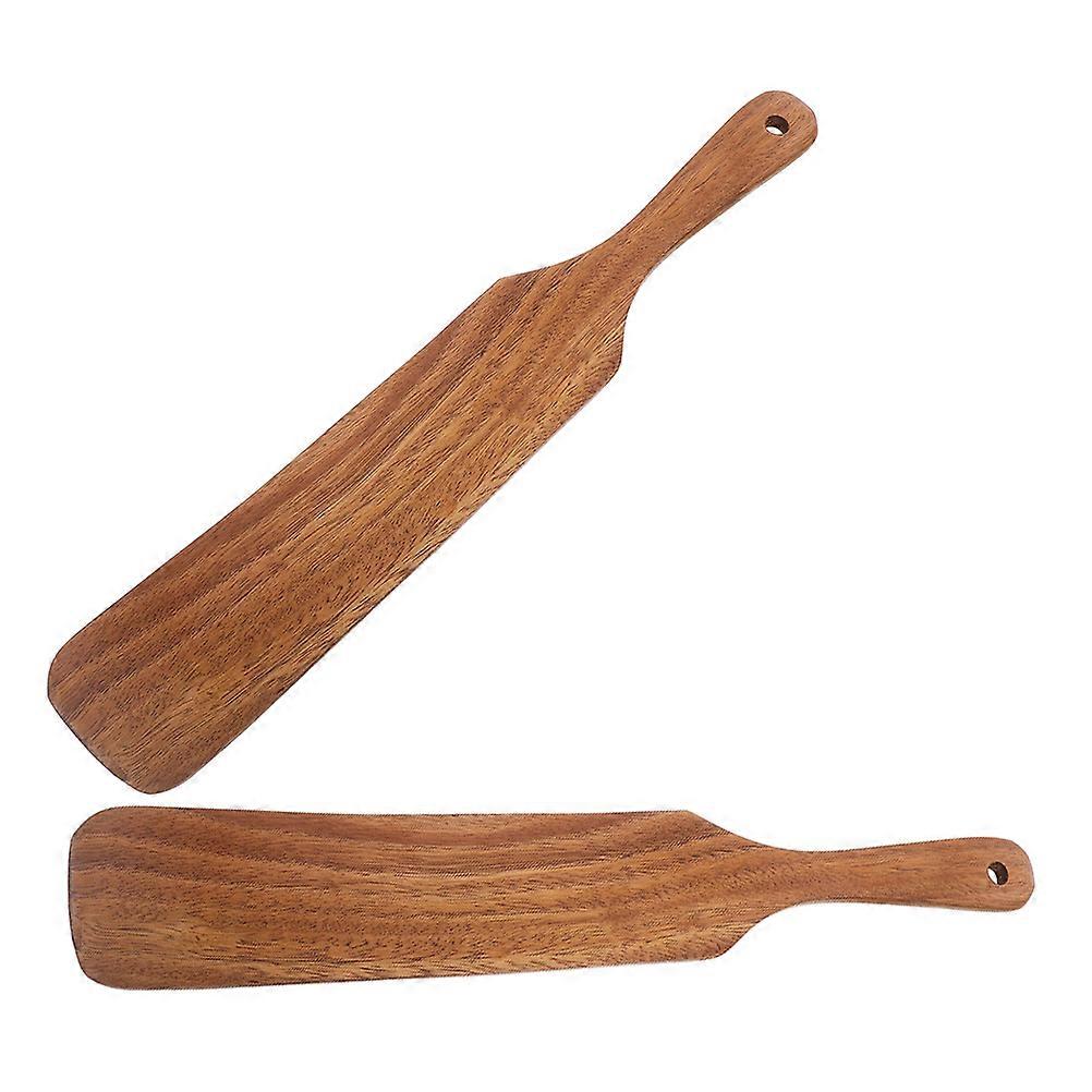 Mattress Lifter Tool 2Pcs Wooden Handle Bed Sheet Tucking Helper For Home Use With Light Brown Color