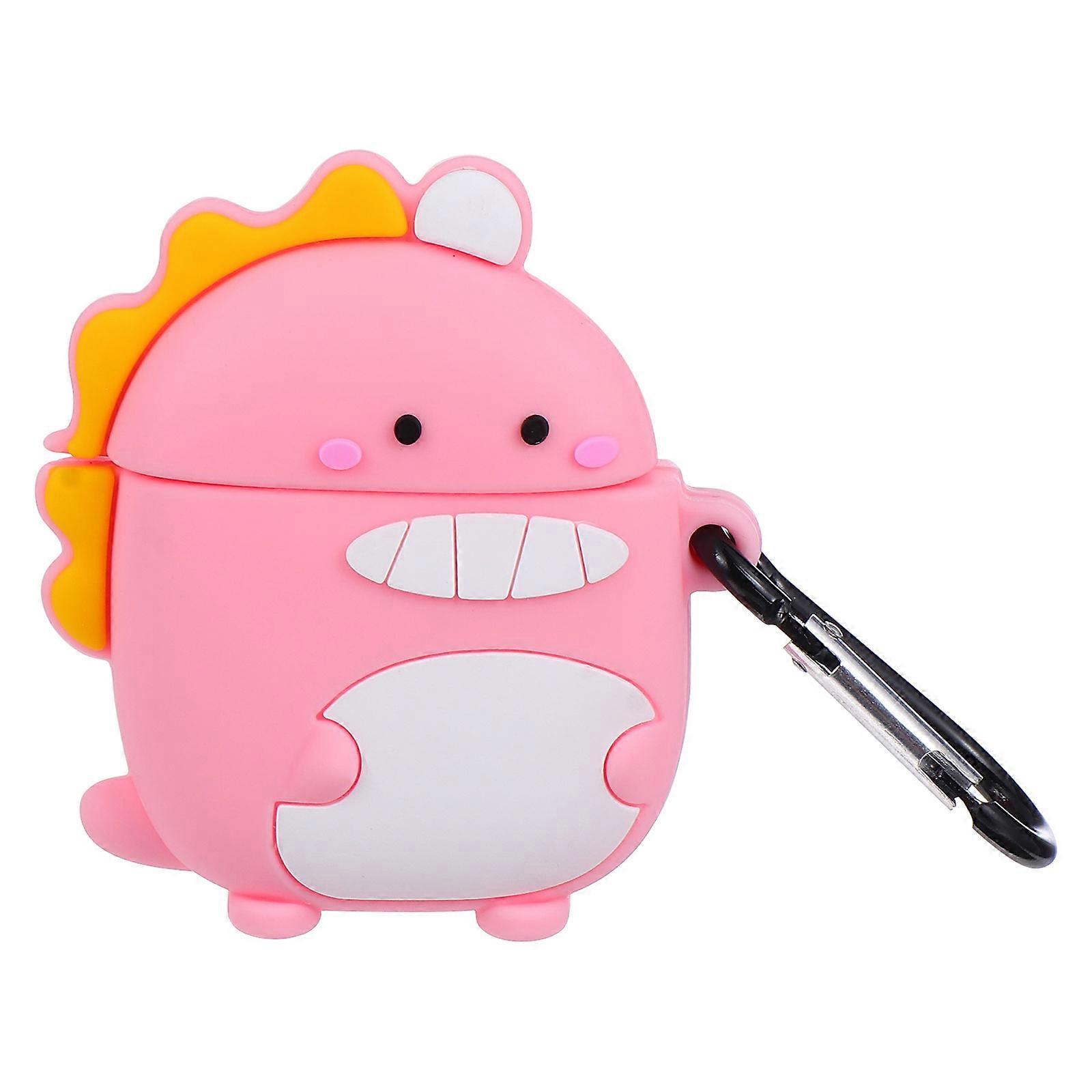 Protective Case for Earphones Headphone Protective Cover for /2 Daily Use Pink 7x6.5x2.3CM Scratch-Resistant 1Set