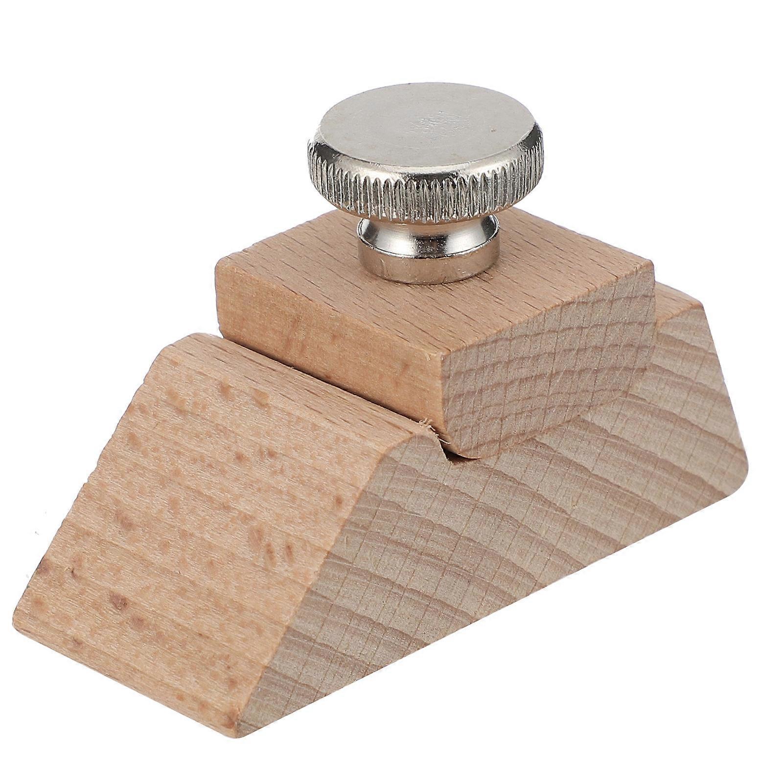 Edge Sanding Tool 1Pack Suitable For Wood Crafts Workshop Use Lightweight Compact Beige Sanding Block