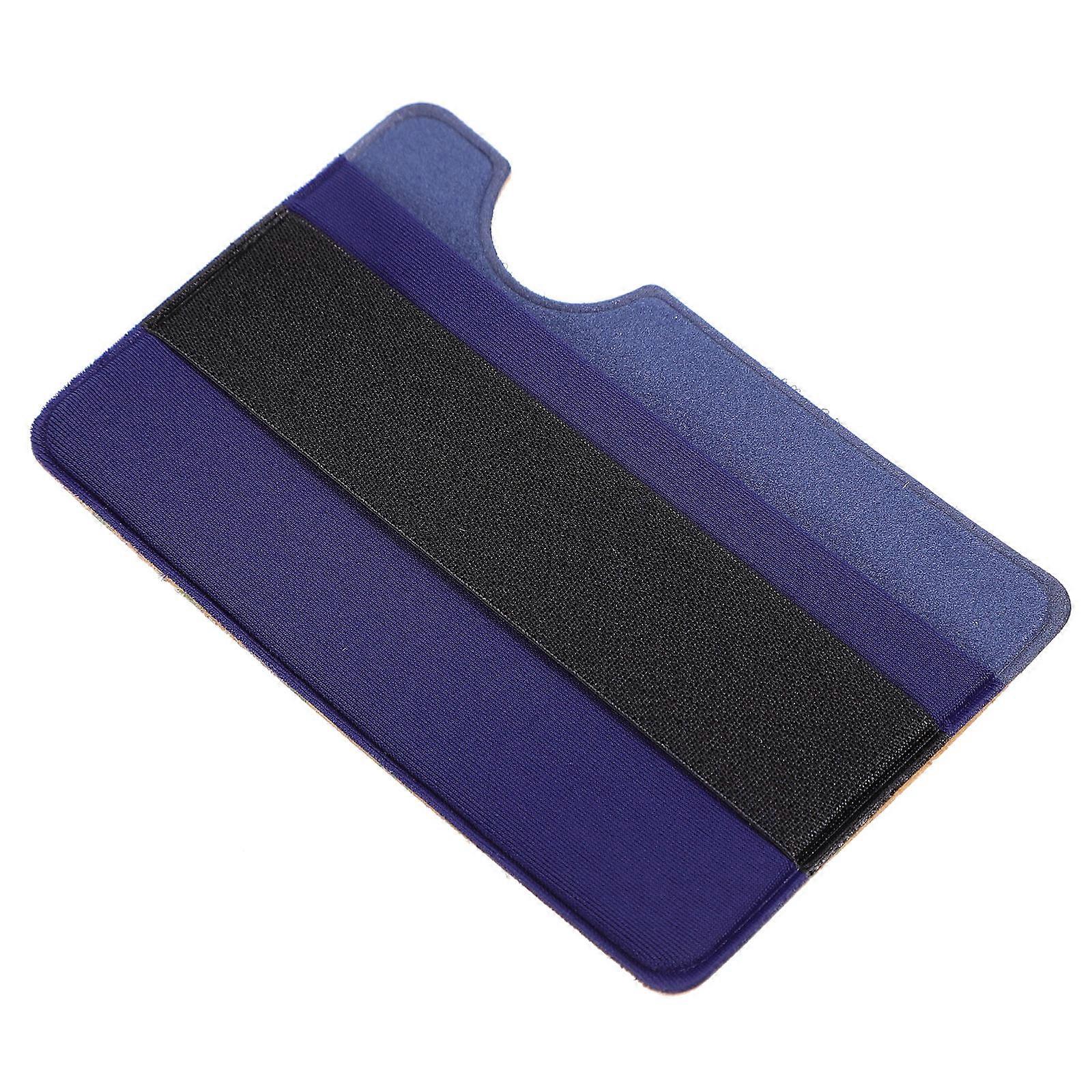 Blue Elastic Self Adhesive Credit Card Holder Pouch for Smartphones – Durable, Compact, and Comfortable Mobile Wallet Accessory