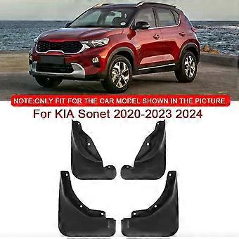 Per KIA Sonet 2020-2023 2024 Parafanghi ABS per auto, paraspruzzi, parafanghi anteriori e posteriori, accessori auto-xj
