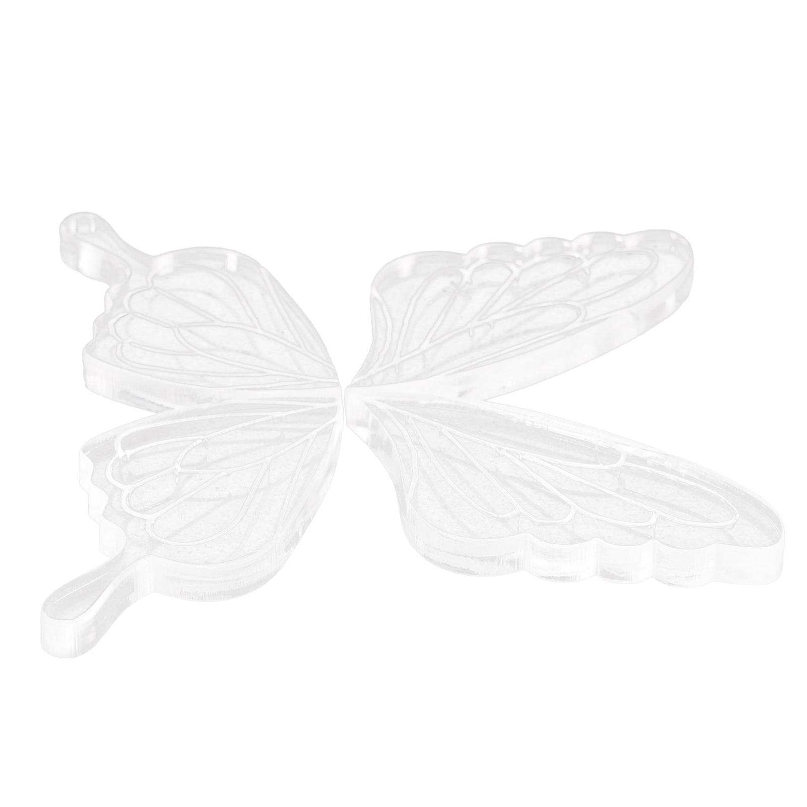 Clear Acrylic Wire Inlay Stencil for Hair Accessory DIY Crafting Tools with Filigree Template 4pcs