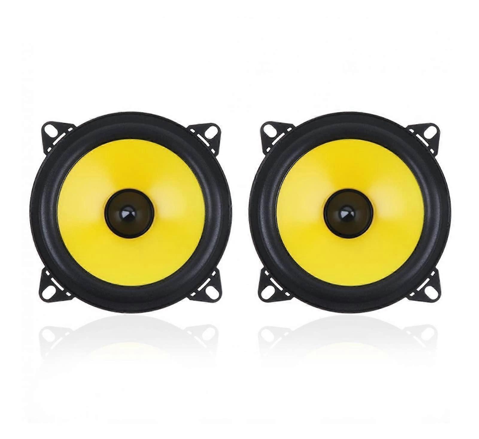 KANGYEBAIHUODIAN 2pcs 60W 4 Inch 2Way Frequency Car Audio Stereo Speaker Car Speaker Car Speaker Car Speaker Car Speaker