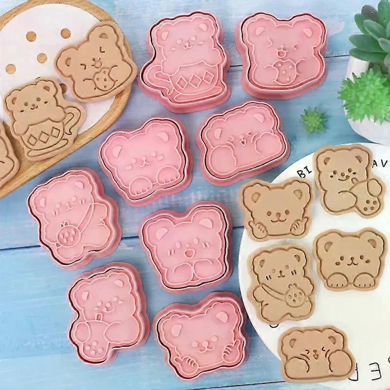 8 Pack Cookie Cutter Cookie Cutter Cookie Cutters Cookie Cutters Bear Shape Biscuit Molds