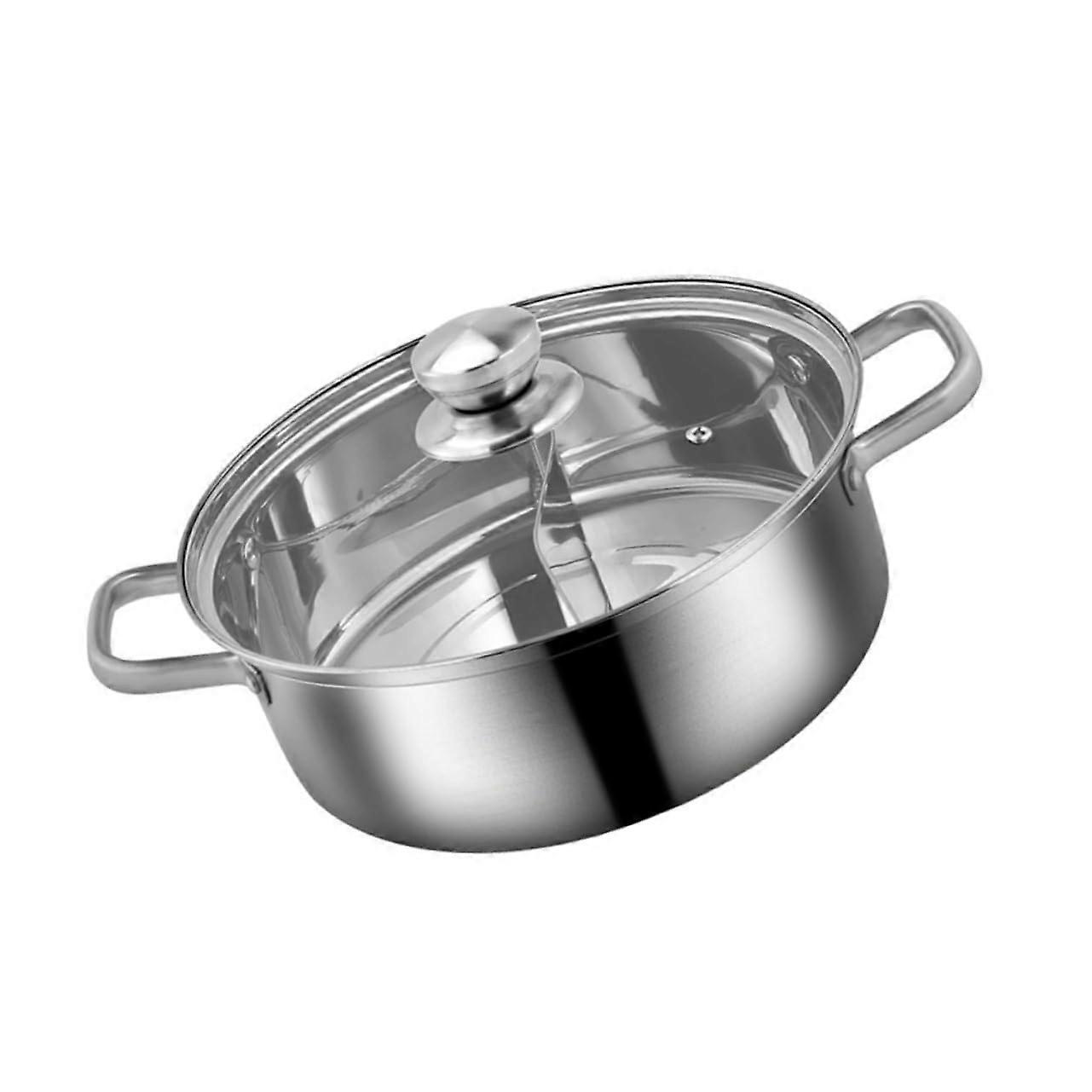 Hot Pot with Lid, Non-Stick Design, Efficient Cooking, 30X30X9.5CM for Social Gatherings