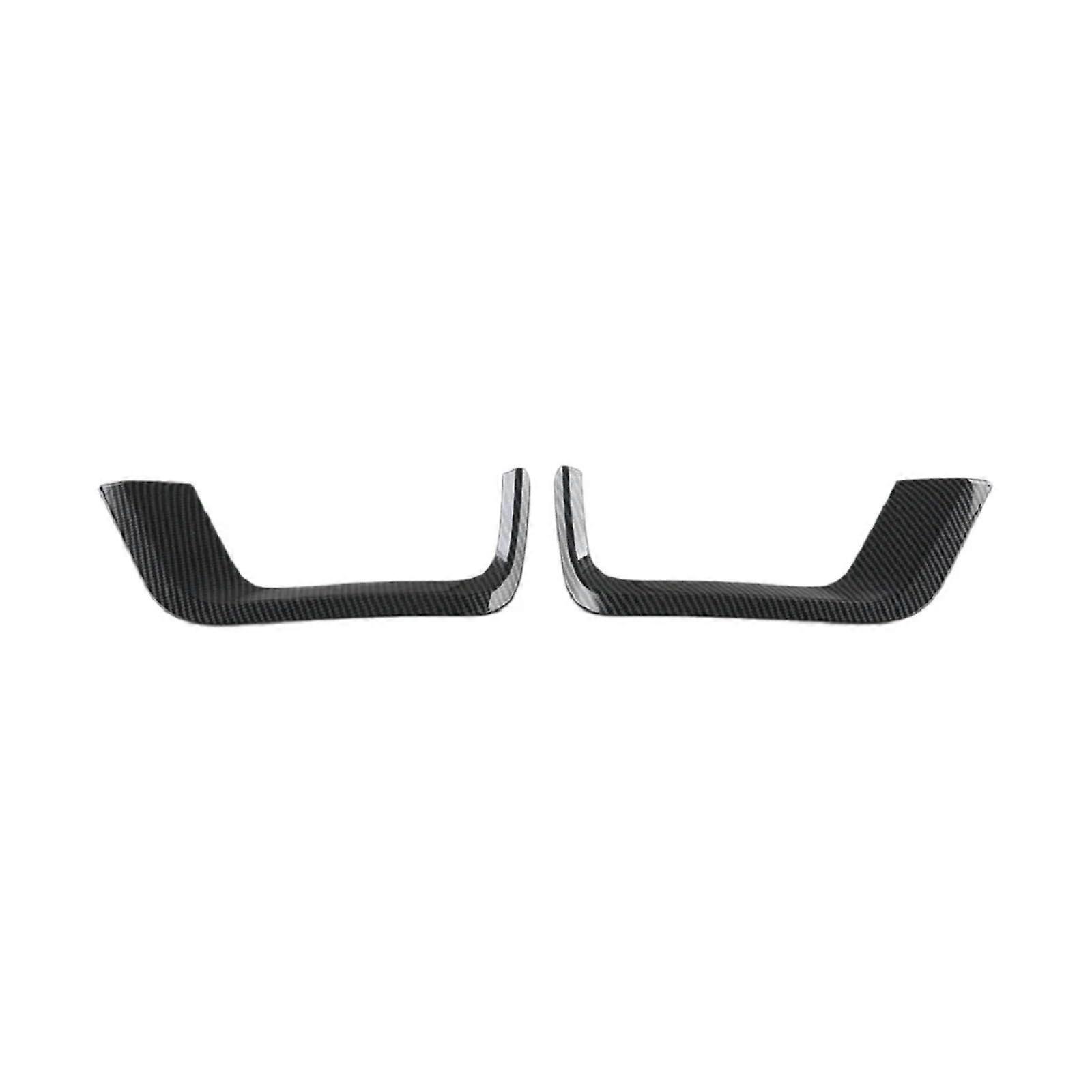 Auto Carbon Fiber Style Front Fog Light Cover Frame Lamp Trim Bezel for Land Cruiser LC300
