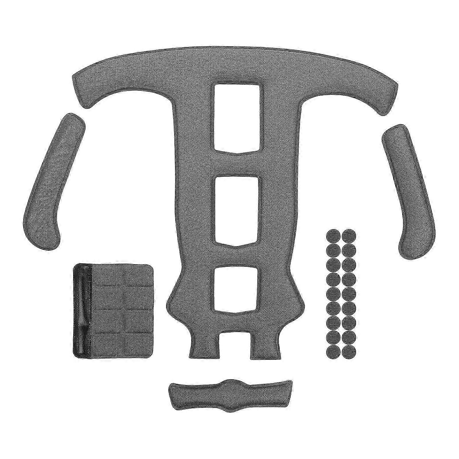 Sweat-Absorbing Helmet Pads Cycling Helmet Inserts Removable Cotton Inner Liners For Bicycles 1Set