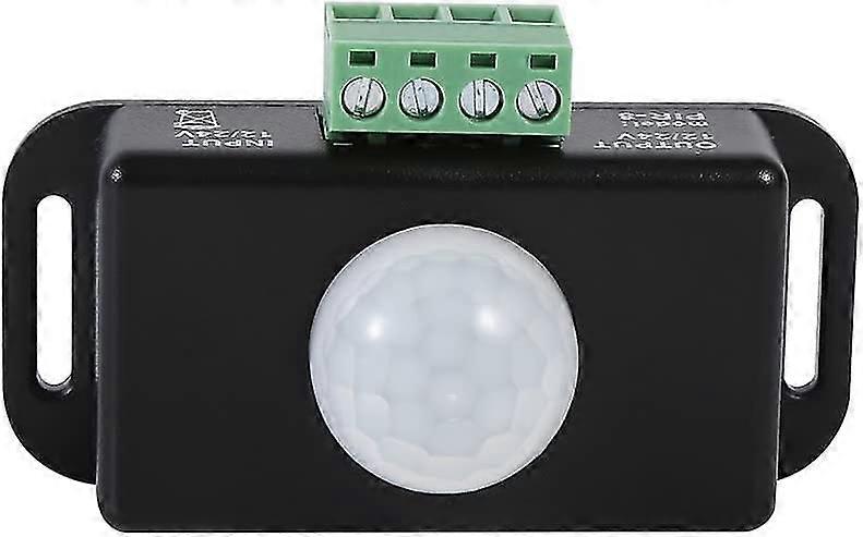 LED Motion Sensor Switch, DC 12V/24V Body Safety PIR Infrared Motion Detector Switch for LED Strip Light